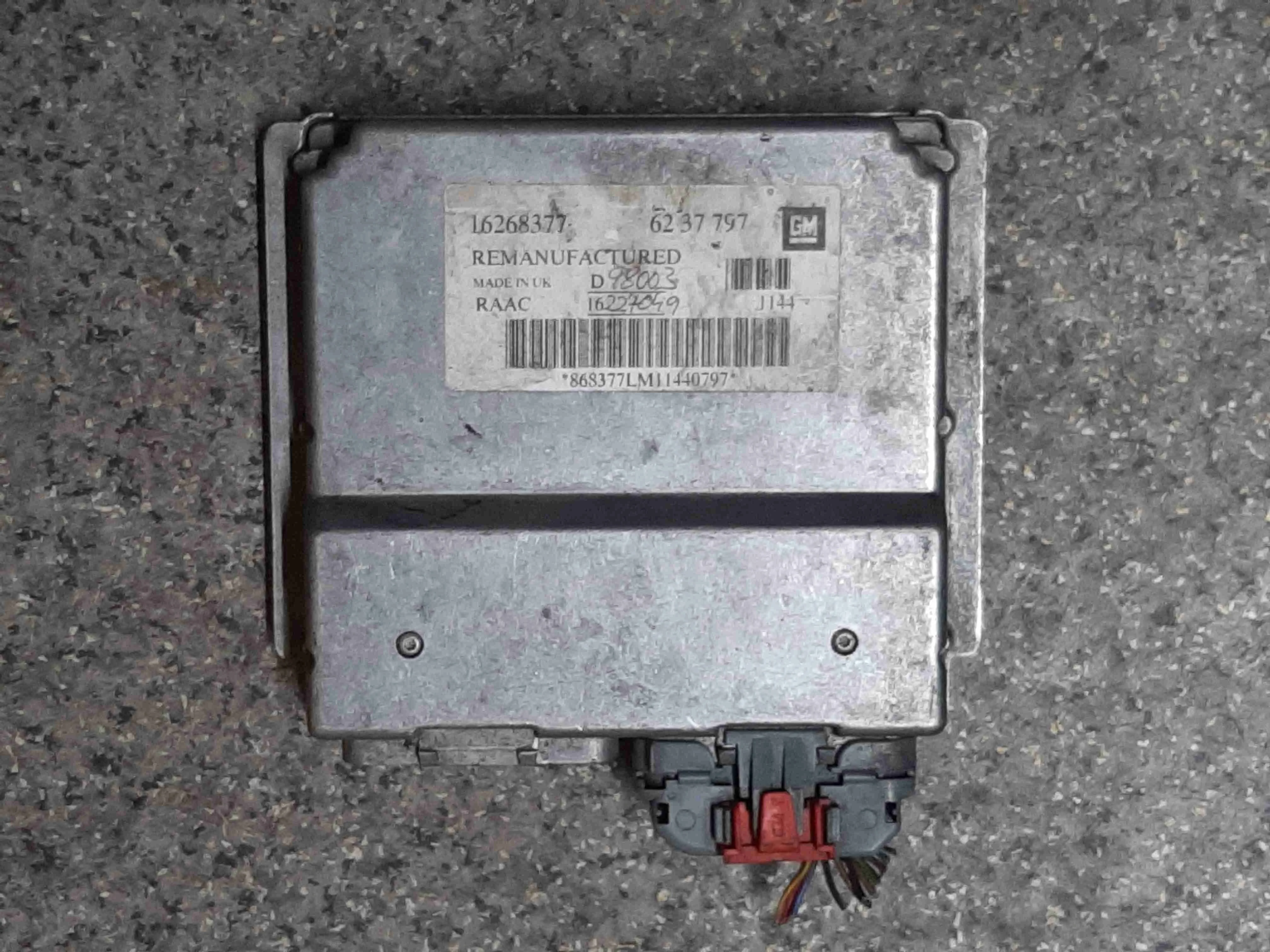 Блок управления двигателем Opel Astra G 1998-2004 1998 1,6 Бензин