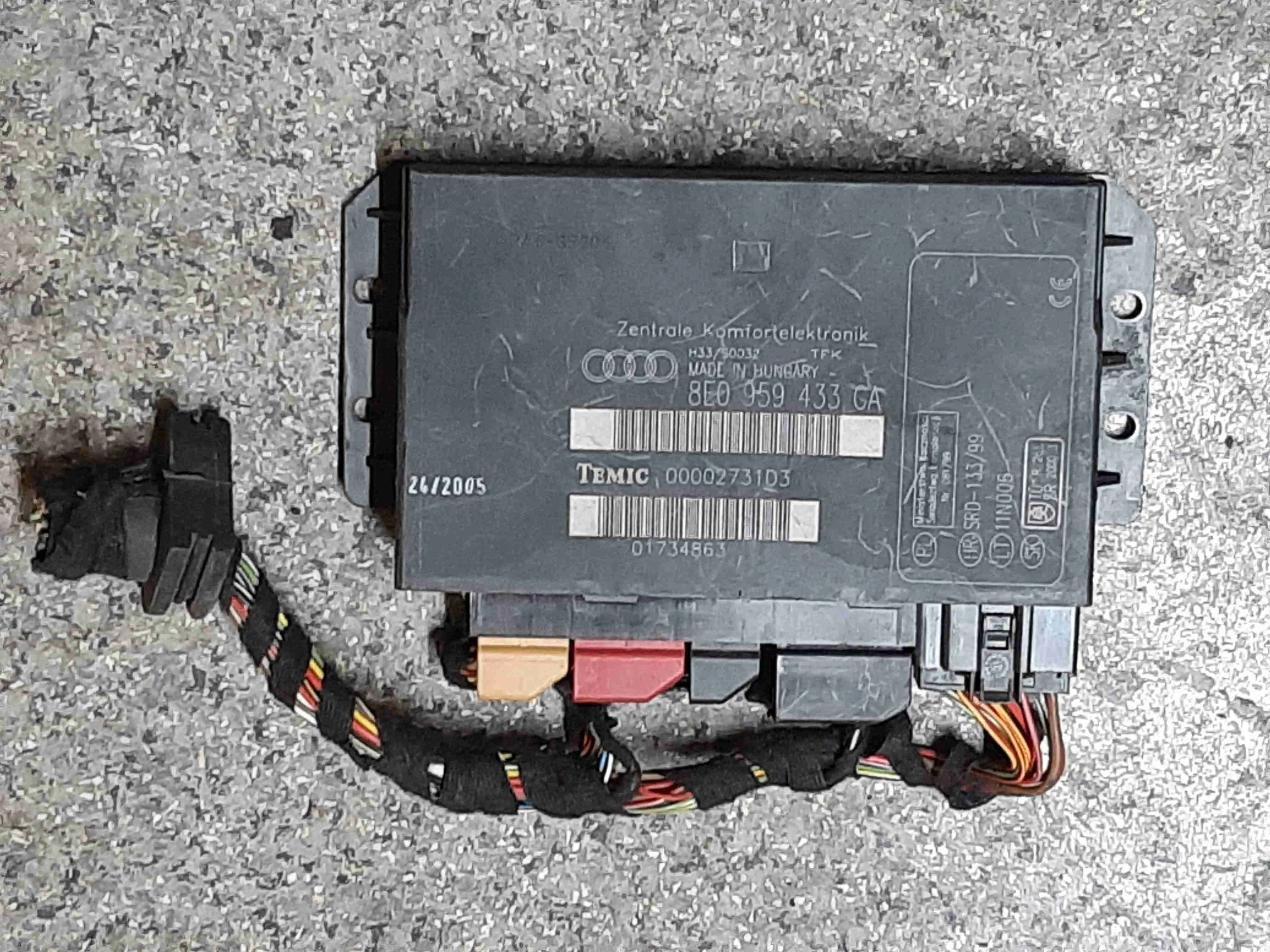 Блок комфорта Audi A4 B6 (8EC, 8E5) 2000-2006 2004