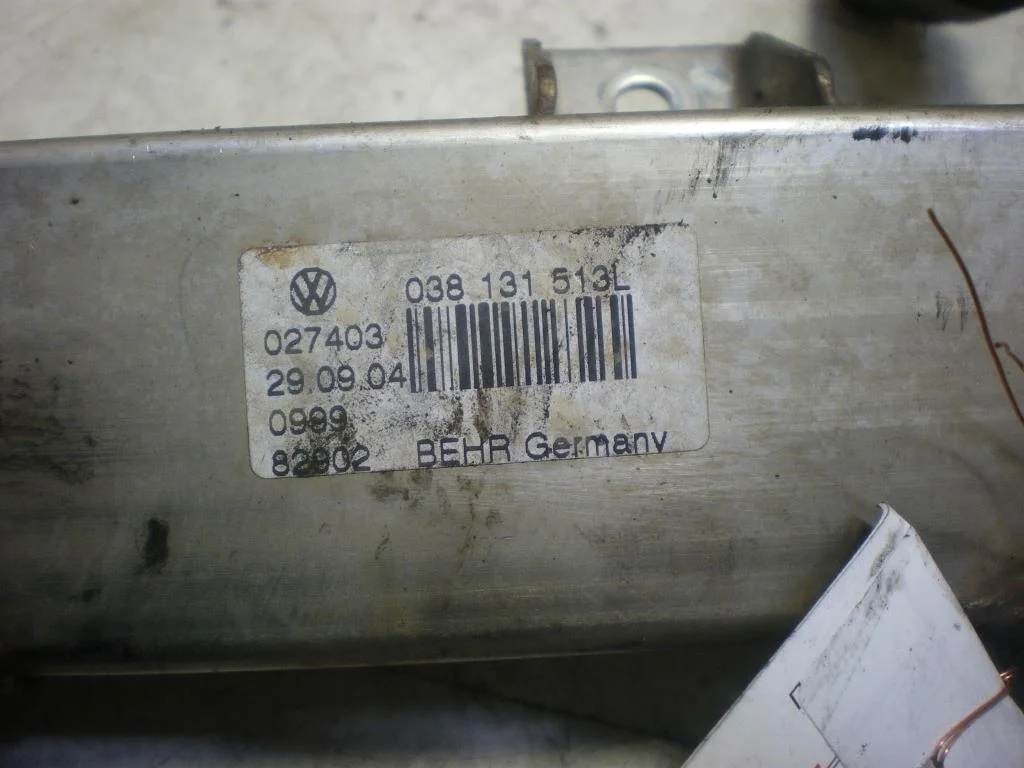 Радиатор EGR Volkswagen Sharan I (7M) 2000-2003 рестайлинг 2002 1,9 Дизель