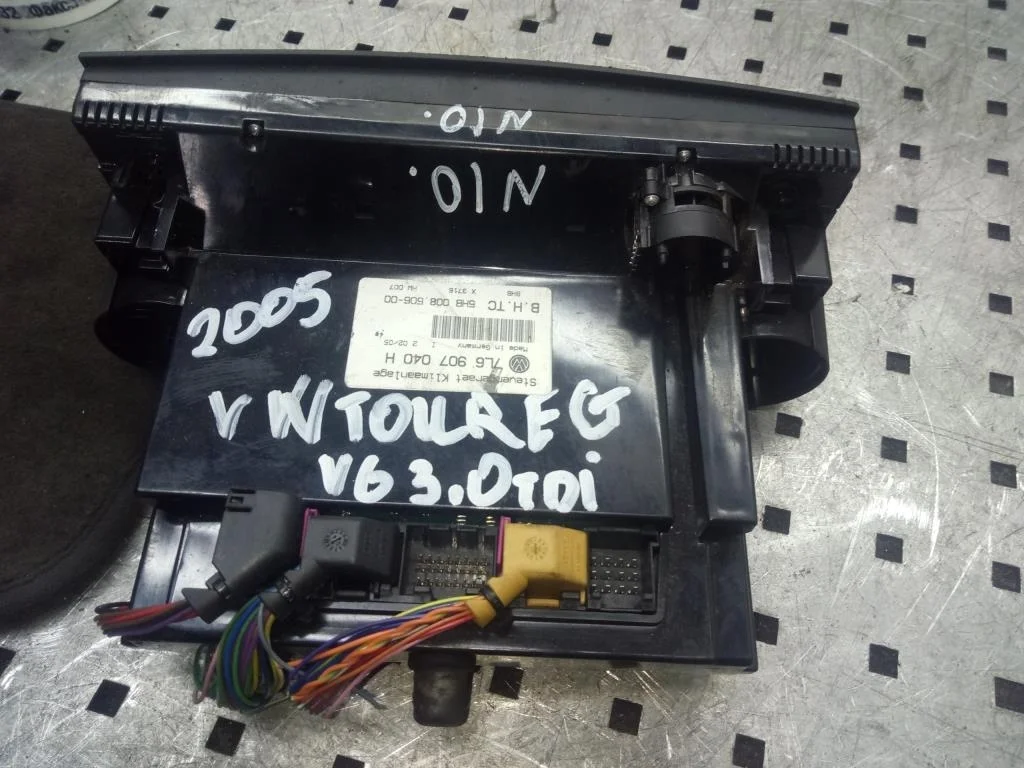 Блок управления печки/климат-контроля Volkswagen Touareg I (7L) 2002-2006 2005 3,0 Дизель