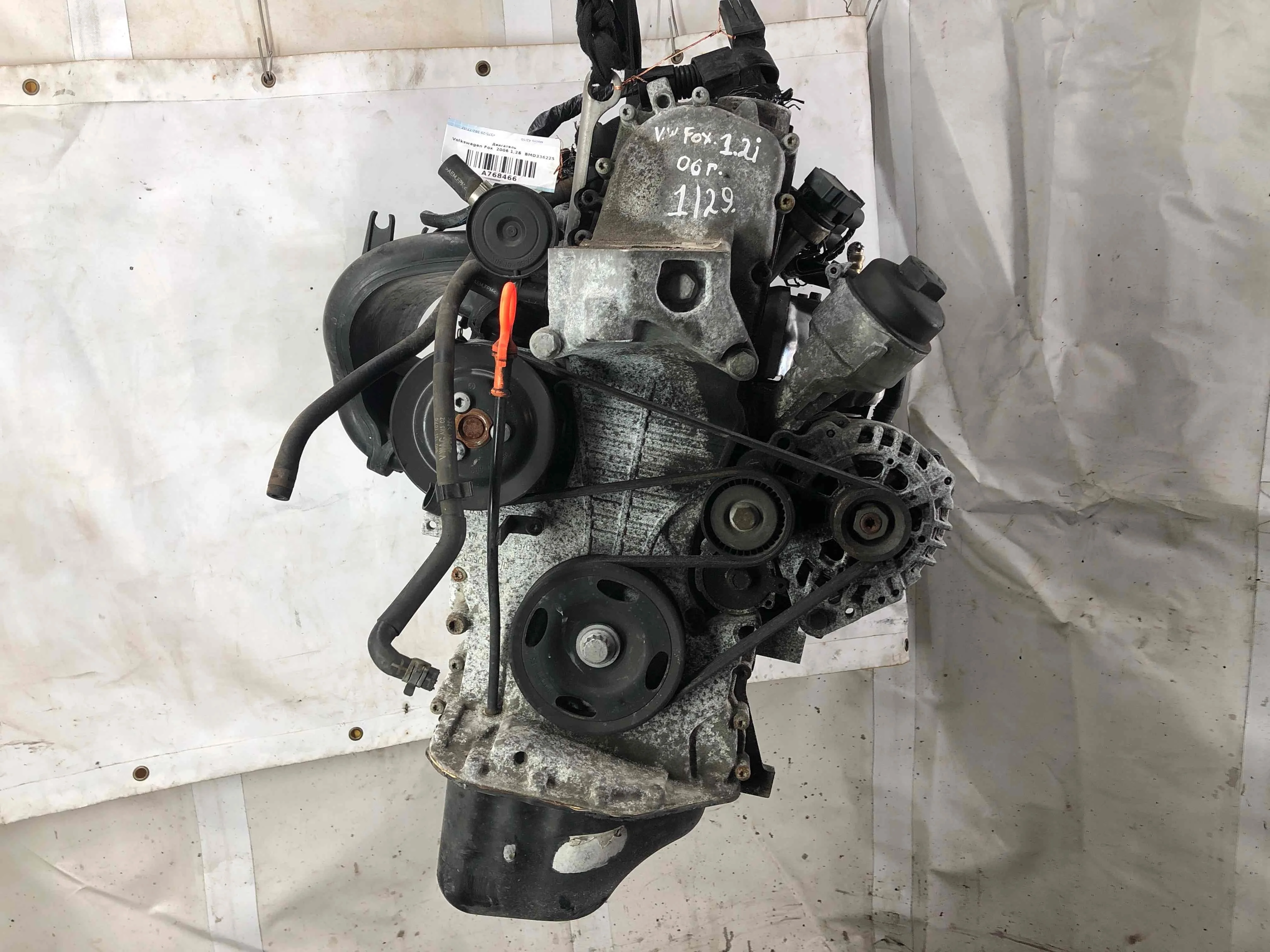 Двигатель Volkswagen Fox (5Z) 2003-2011 2006 1,2 Бензин МКПП 5ст. Хэтчбек