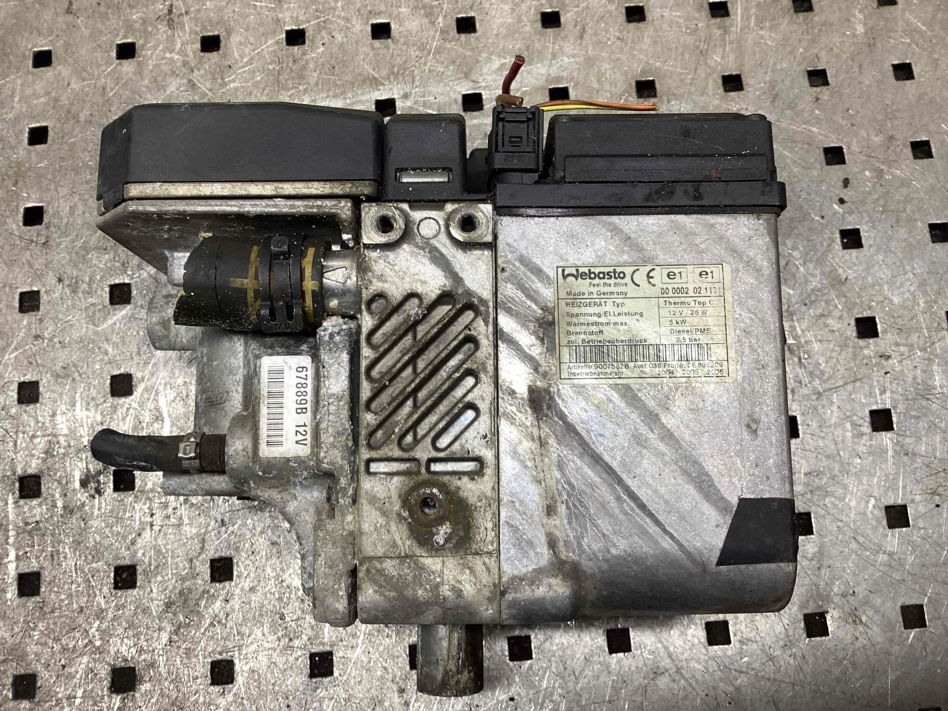 Автономный отопитель Volkswagen Touareg I (7L) 2002-2006 2004 2,5 Дизель АКПП Внедорожник