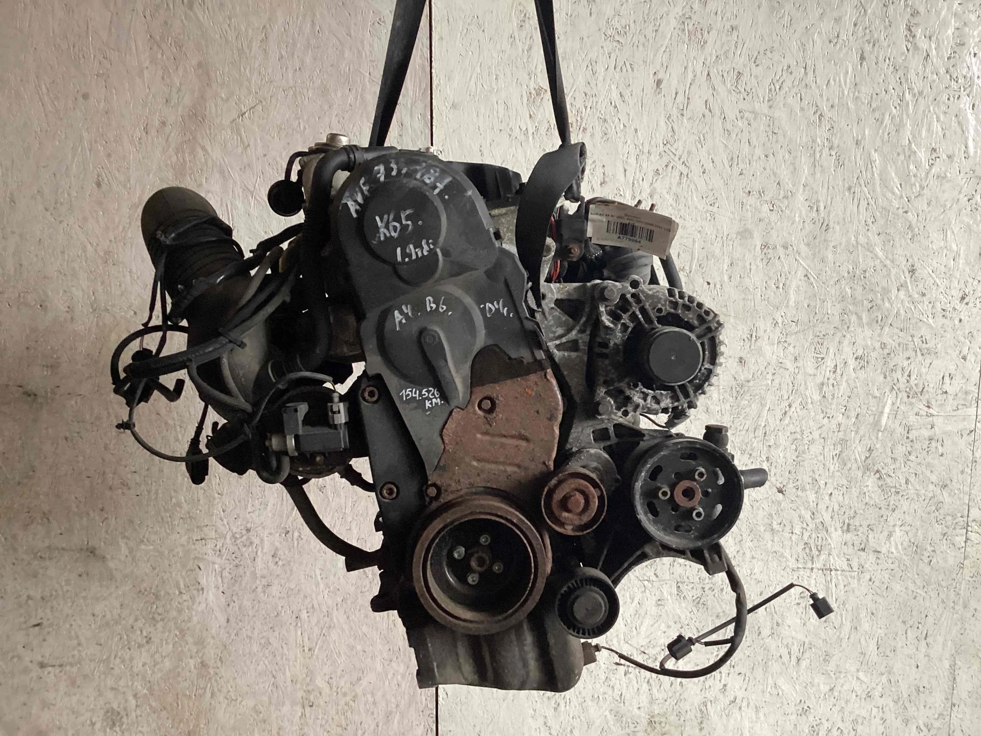 Двигатель Audi A4 B6 (8EC, 8E5) 2000-2006 2004 1,9 Дизель МКПП 6ст. Универсал