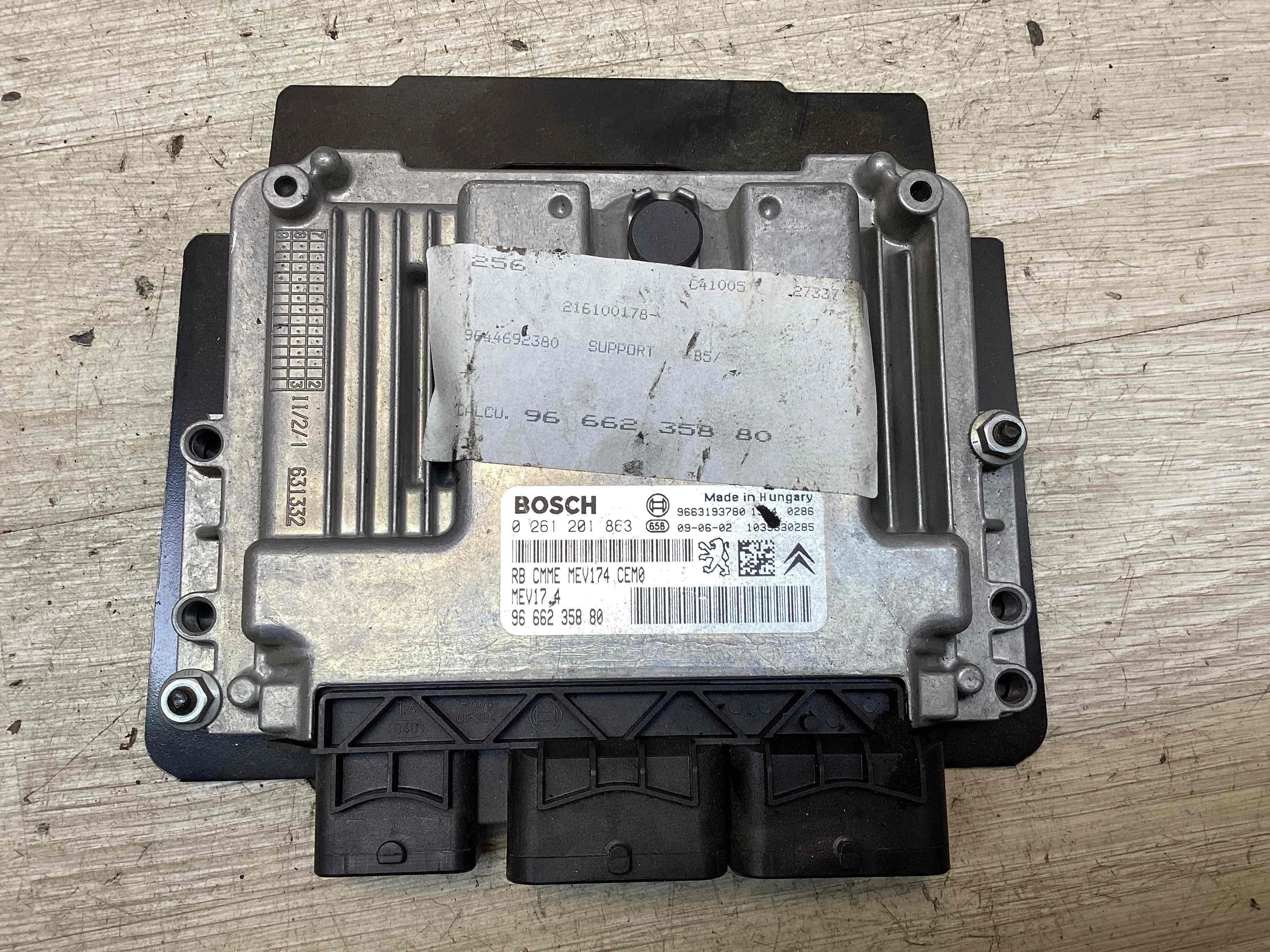 Блок управления двигателем Citroen C4 (LA, LC) 2004-2010 2006 1,6 Бензин АКПП