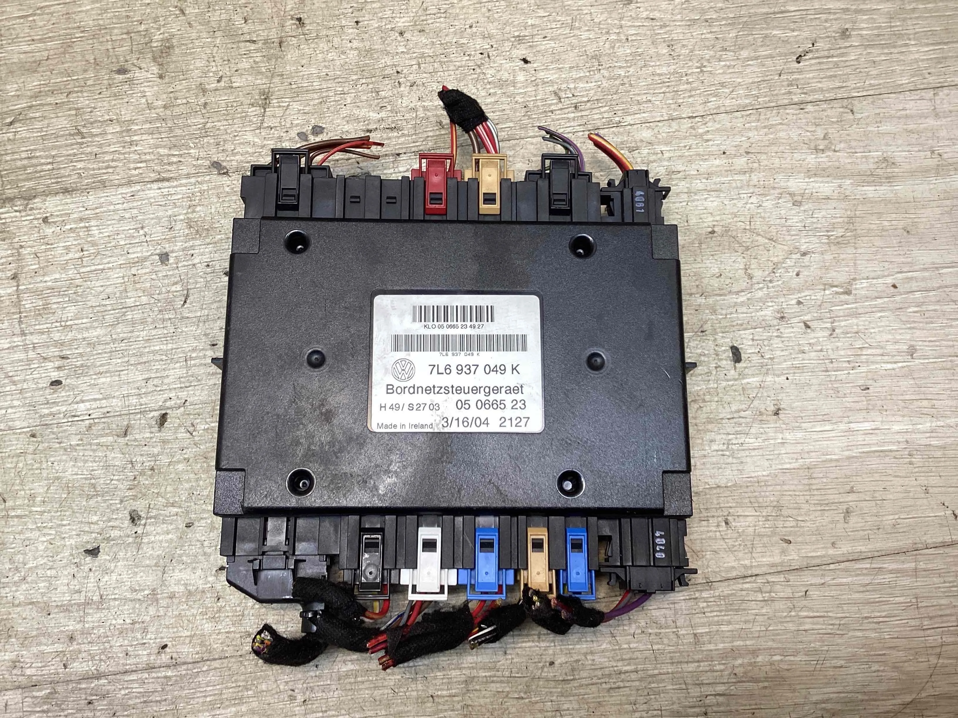 Блок бортовой сети (блок управления BCM) Volkswagen Touareg I (7L) 2002-2006 2004 2,5 Дизель