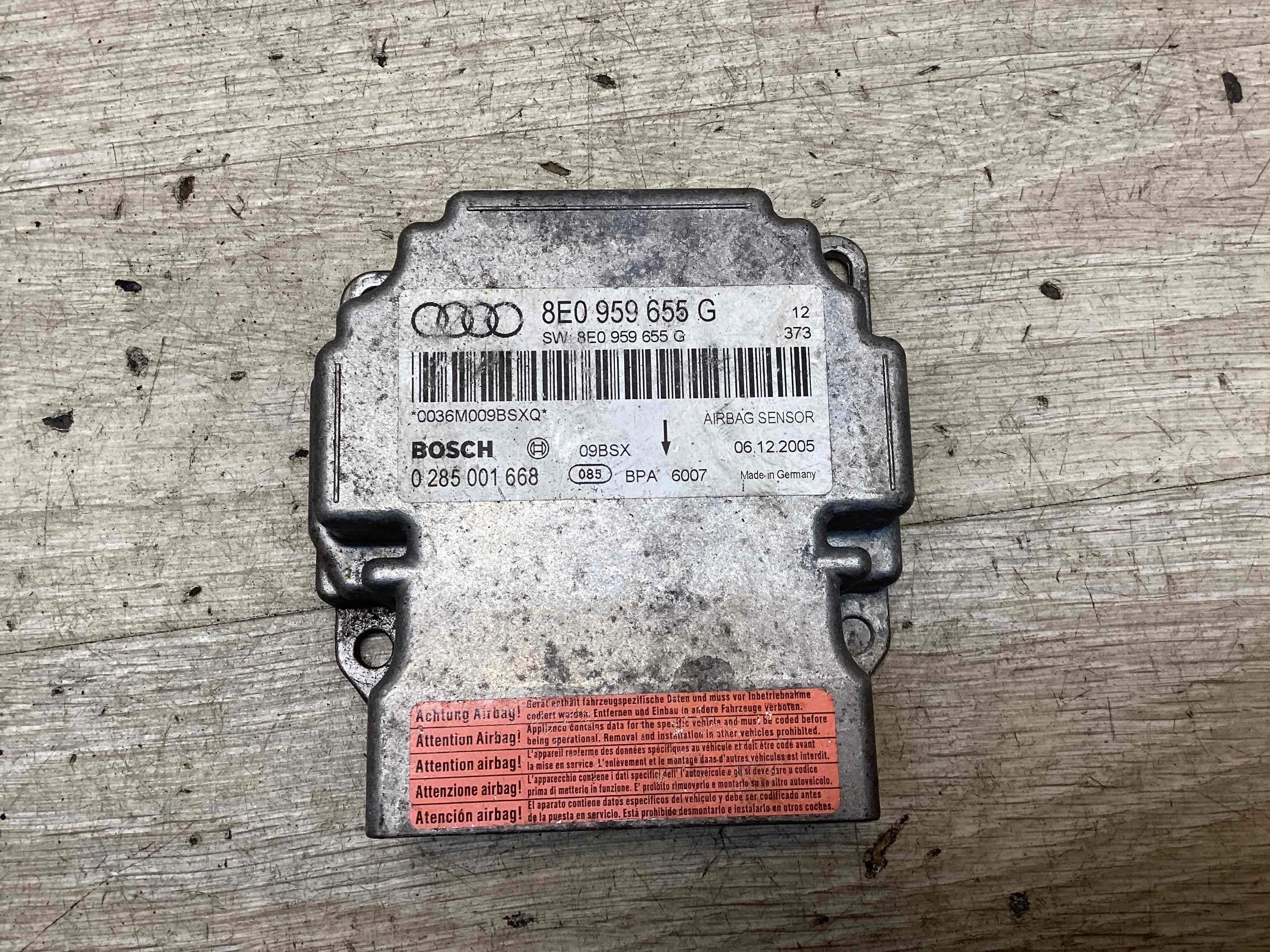 Блок AirBag Audi A4 B7 (8EC, 8ED) 2004-2008 2006 2,5 Дизель