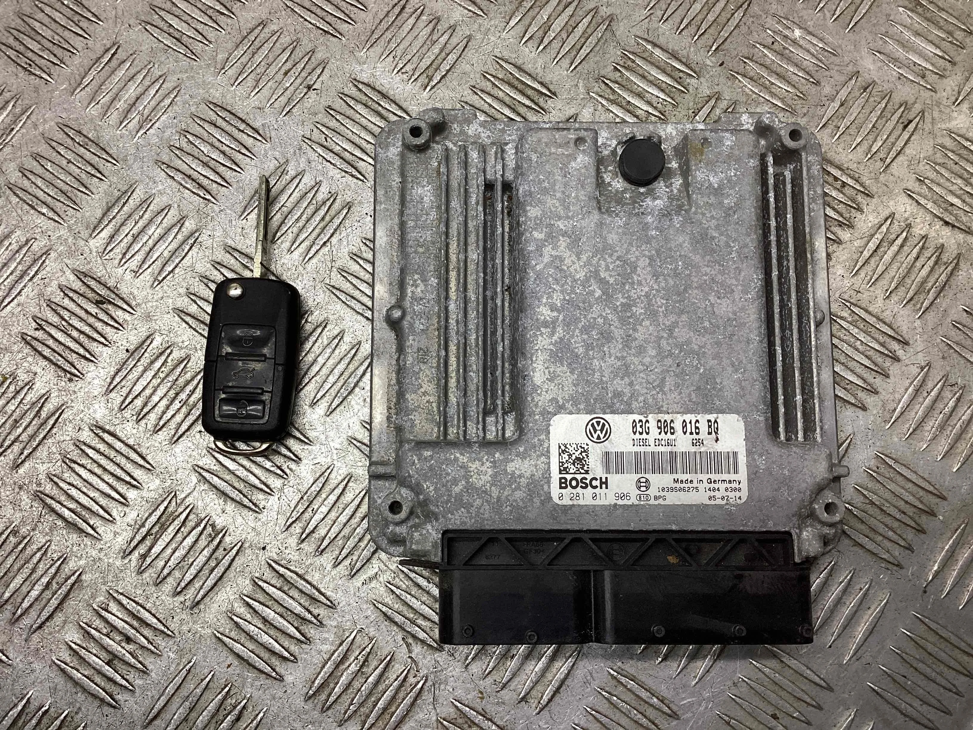 Блок управления двигателем Volkswagen Touran I (1T) 2003-2006 2005 2,0 Дизель
