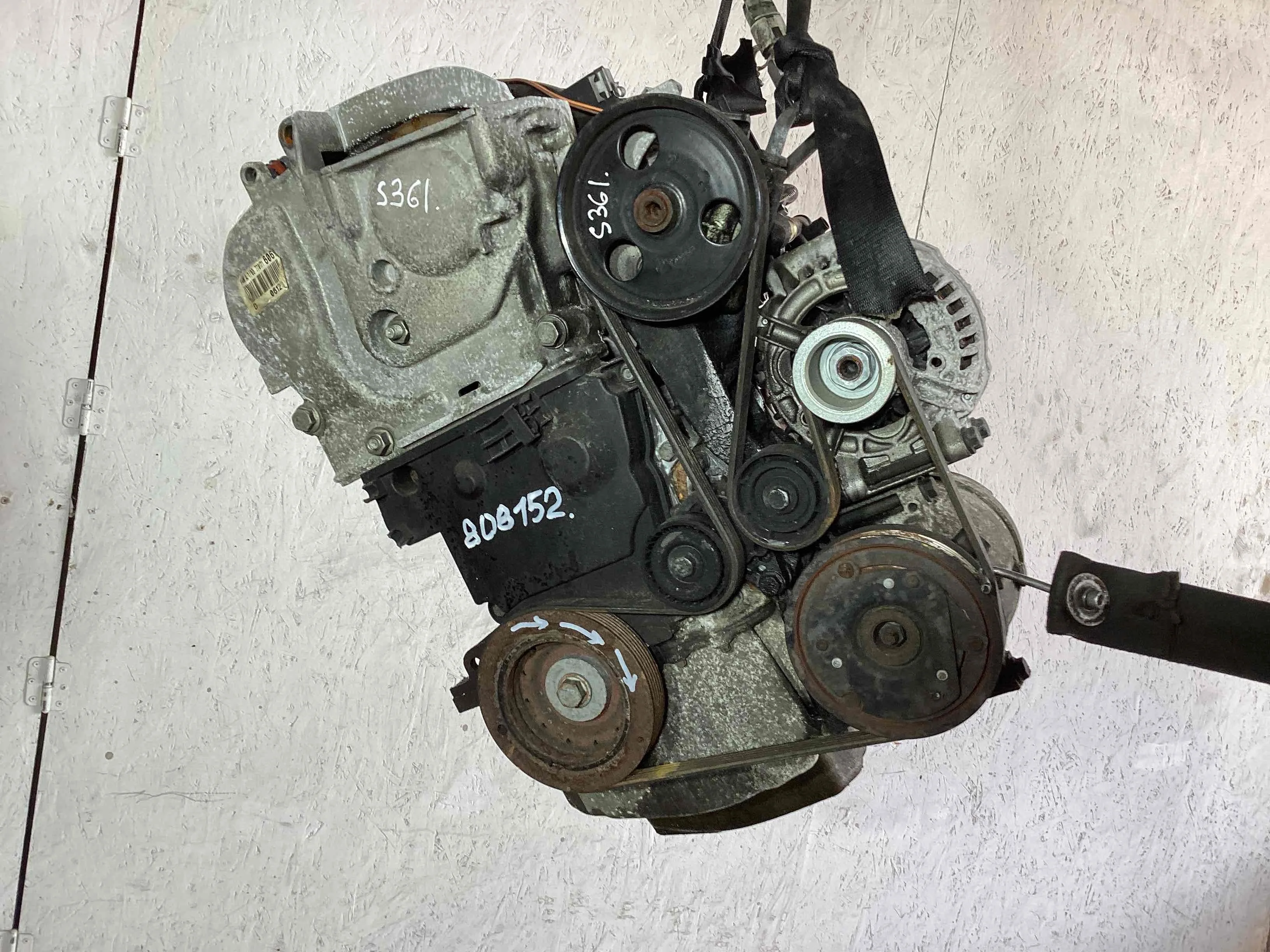 Двигатель Renault Scenic I (JA) 1999-2003 рестайлинг 2001 1,6 Бензин МКПП 5ст. Минивэн