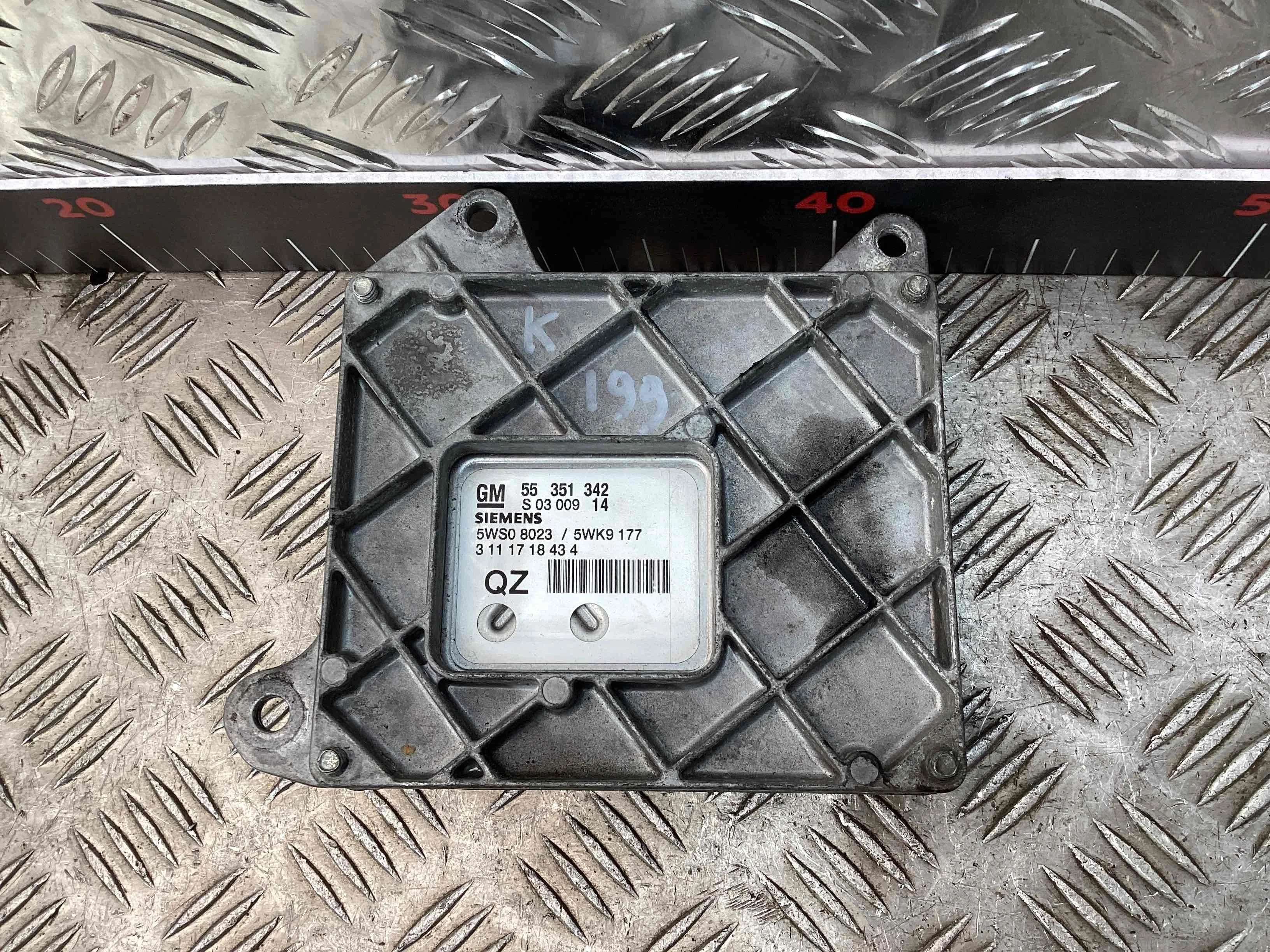 Блок управления двигателем Opel Vectra Vectra C 2002-2005 2003 2,2 Бензин МКПП 5ст. Универсал