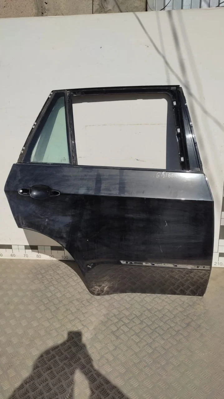 [Б/У] Дверь задняя правая BMW X5 E70 2007-2013 - + Стекло двери задней правой (форточка) 51357129728 (зелёное) [ХОРОШЕЕ] [Код: 00611450 ]