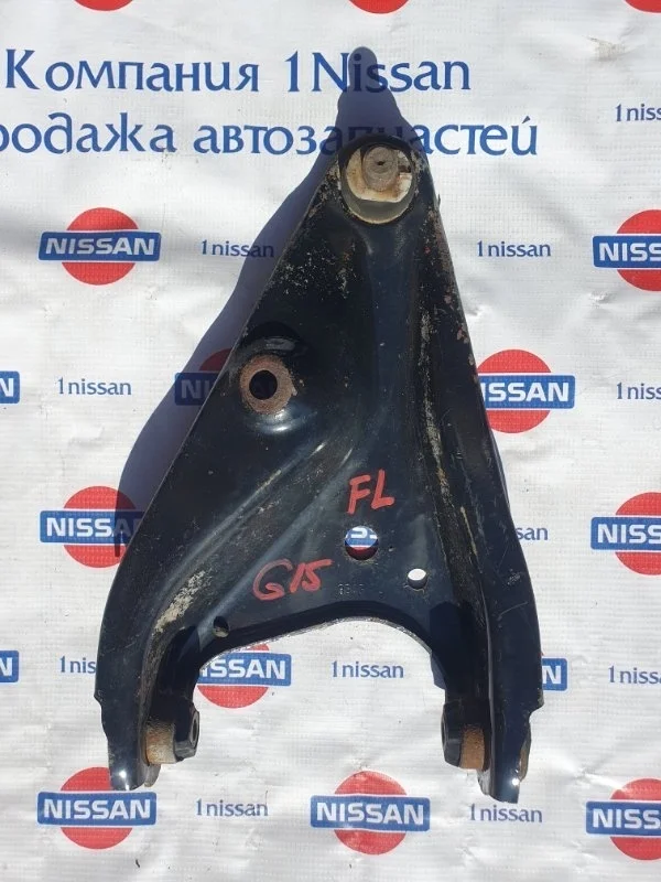 Рычаг подвески нижний Nissan Almera 2014 5450100Q1H G15 K4M, передний левый