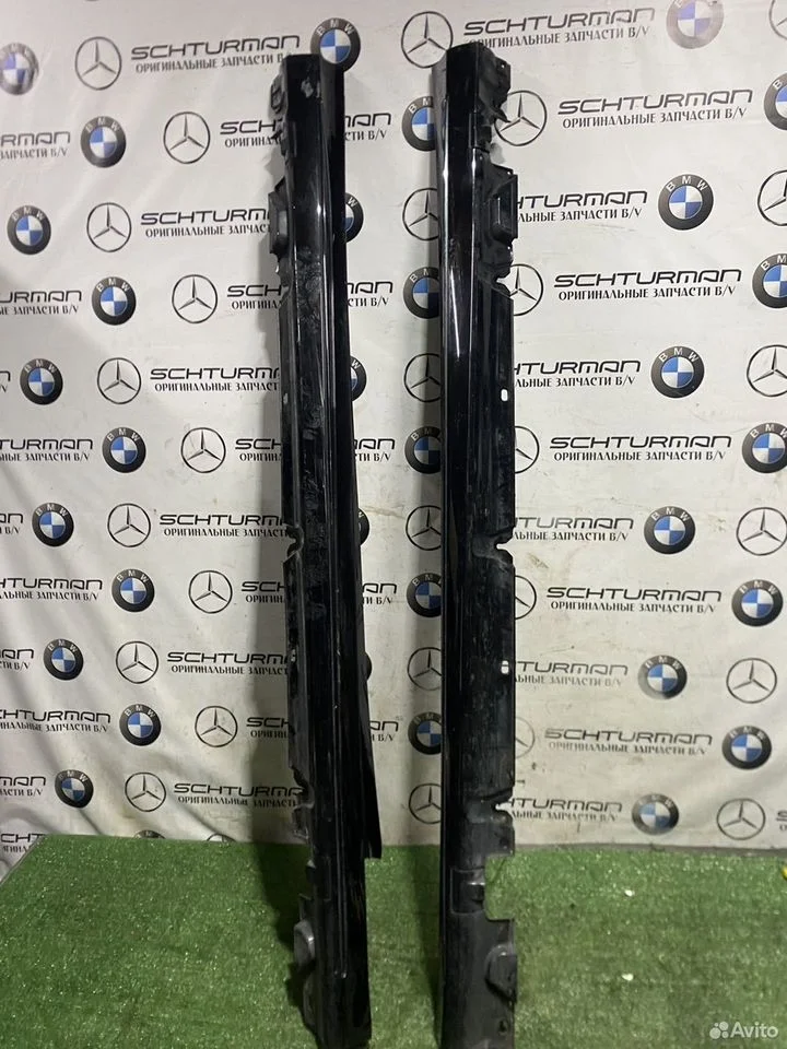 Накладки пороги мерседес w205 amg 6.3