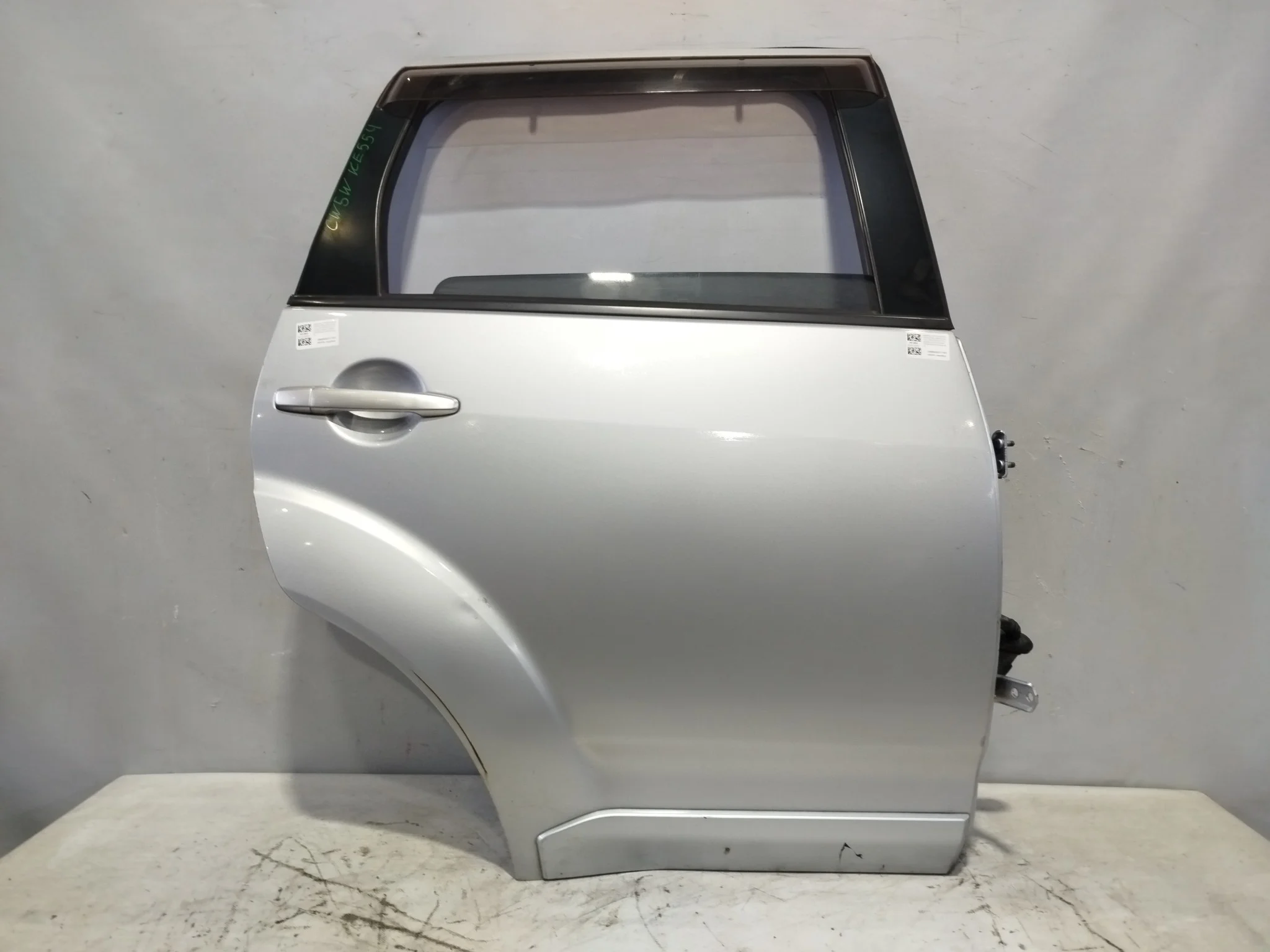 ДВЕРЬ CITROEN MITSUBISHI PEUGEOT 4007 C-CROSSER OUTLANDER CW4W CW5W CW6W EP 5730A244 ЗАДНЯЯ ПРАВАЯ серебро, A31 KE554