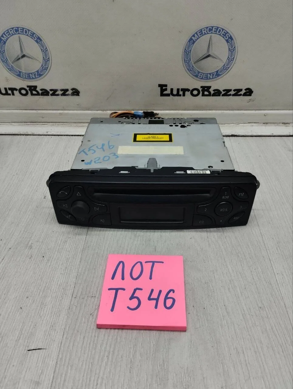 Магнитола Mercedes W203