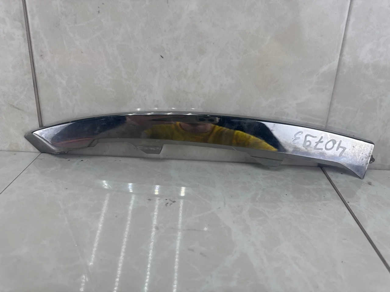 Накладка на бампер Kia Optima 4 Jf 2016-2018 86563D4000, передняя левая