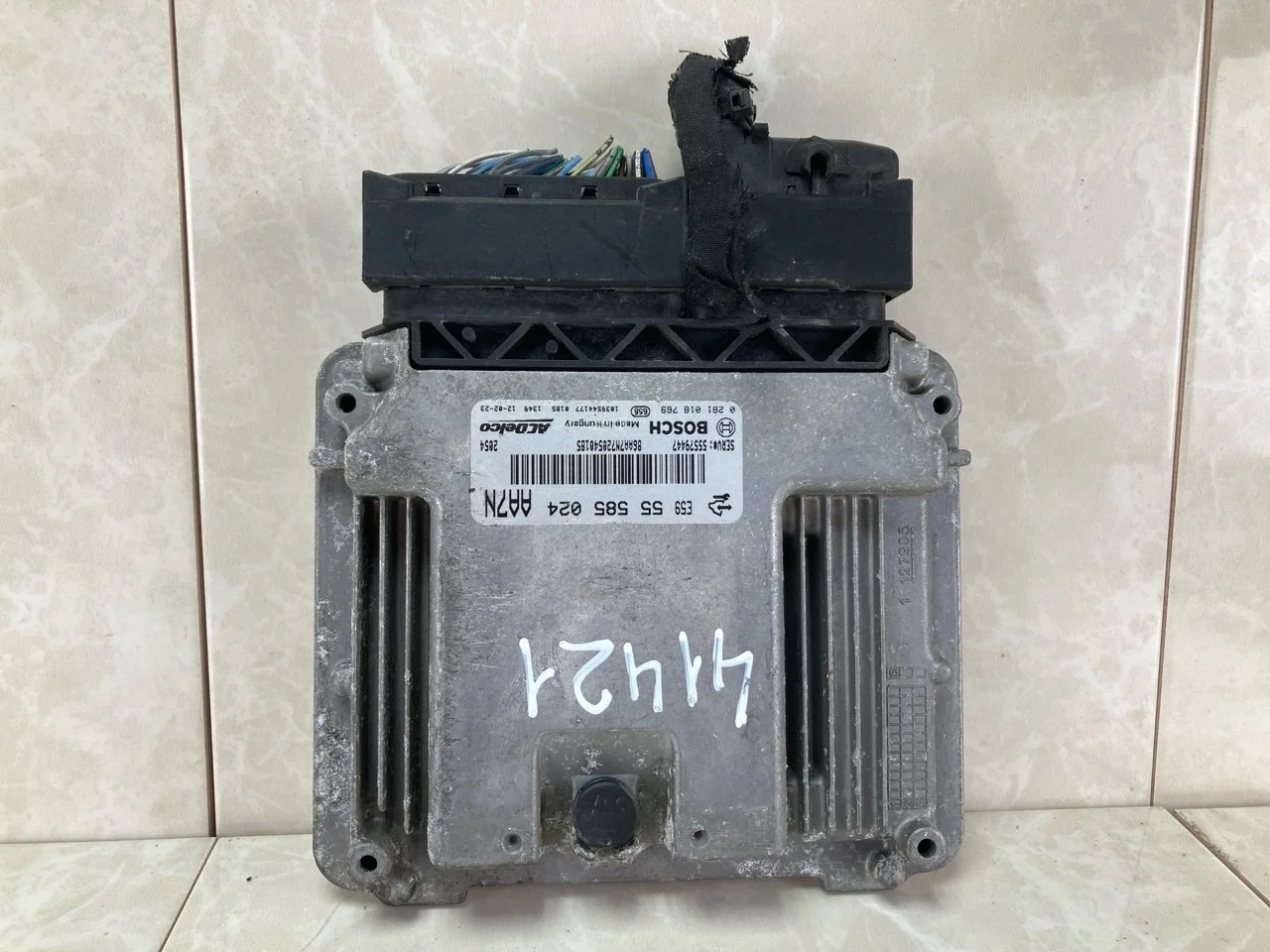 Блок управления двигателем, эбу Opel Astra J 2009-2016 55585024 2.0 A20DTH