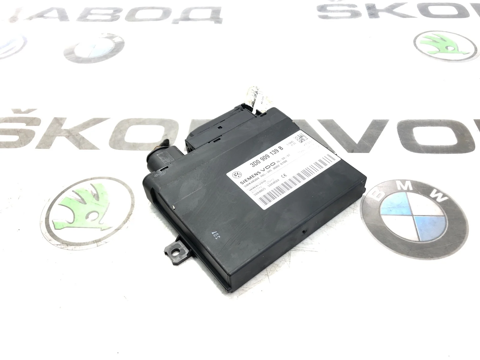 Блок управления центральным замком Volkswagen Touareg 2007 3D0909139B 1 GP РЕСТАЙЛИНГ 3.0 BKS