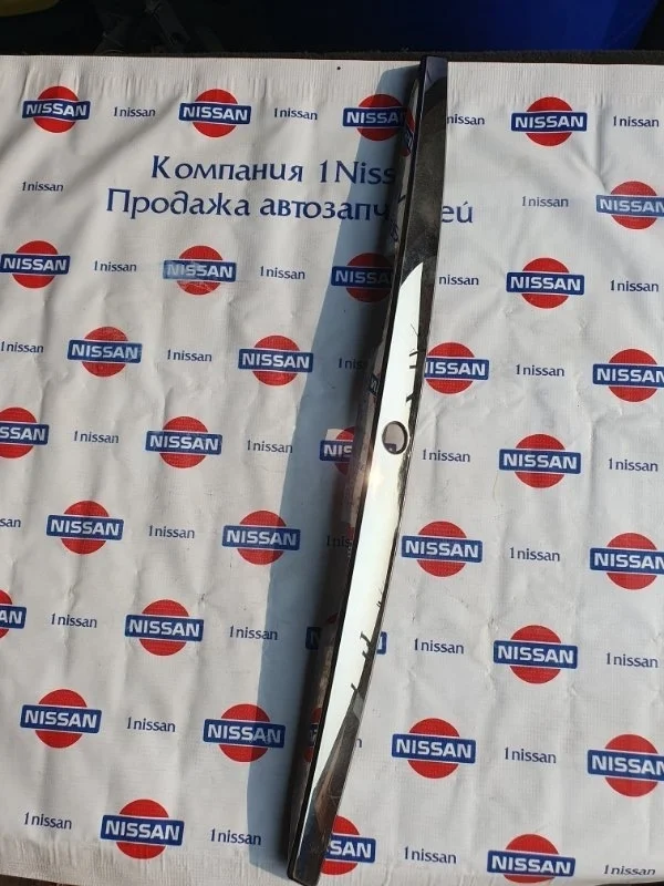 Молдинг двери багажника Nissan Almera 2014 848104AB0A G15 K4M, задний