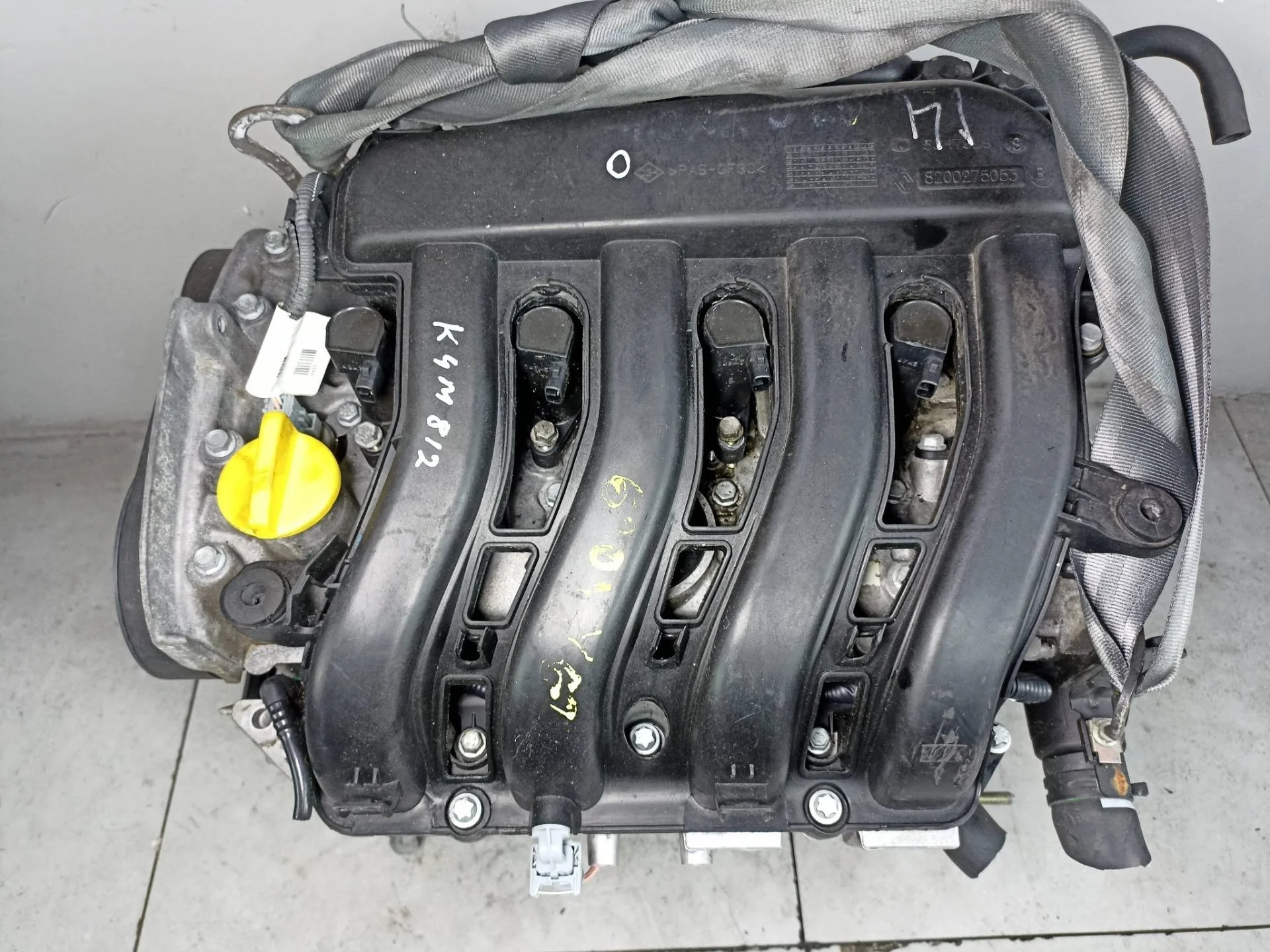 Двигатель K4M812 Renault Megane 2 рест.