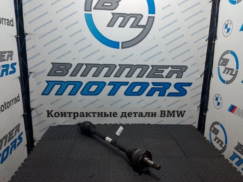 Привод Bmw X5 33208609838 F15 N55, задний левый