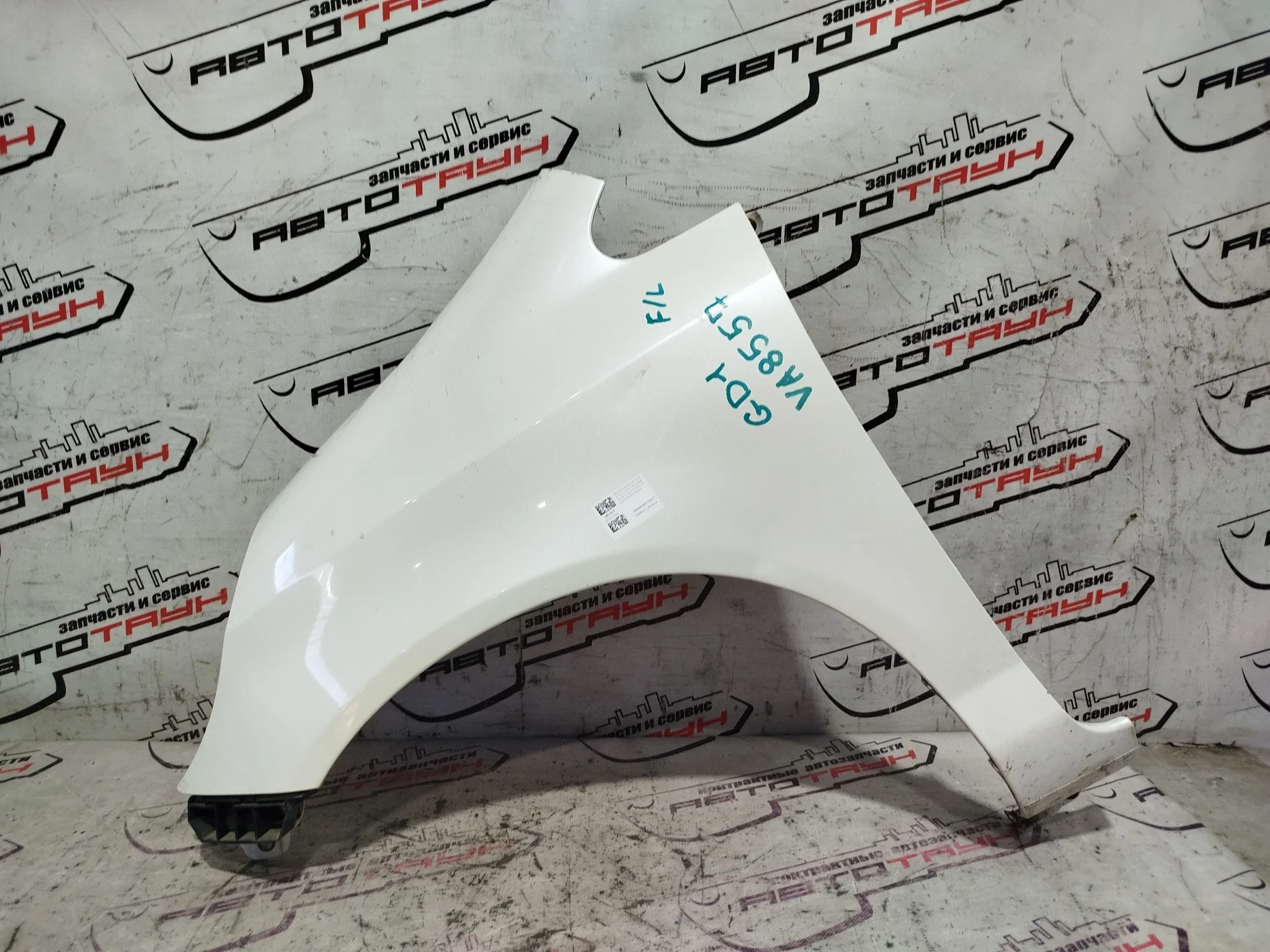КРЫЛО HONDA FIT JAZZ GD1 GD2 GD3 GD4 60261SAA000ZZ ПЕРЕДНЕЕ ЛЕВОЕ БЕЗ ПОВТОРИТЕЛЯ белый, NH624P VA8557