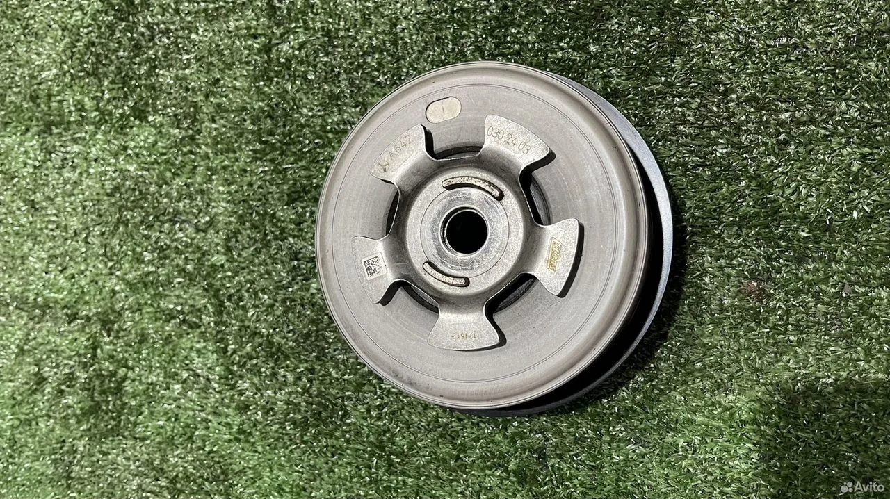 Шкив коленвала om642 mercedes a6420302403