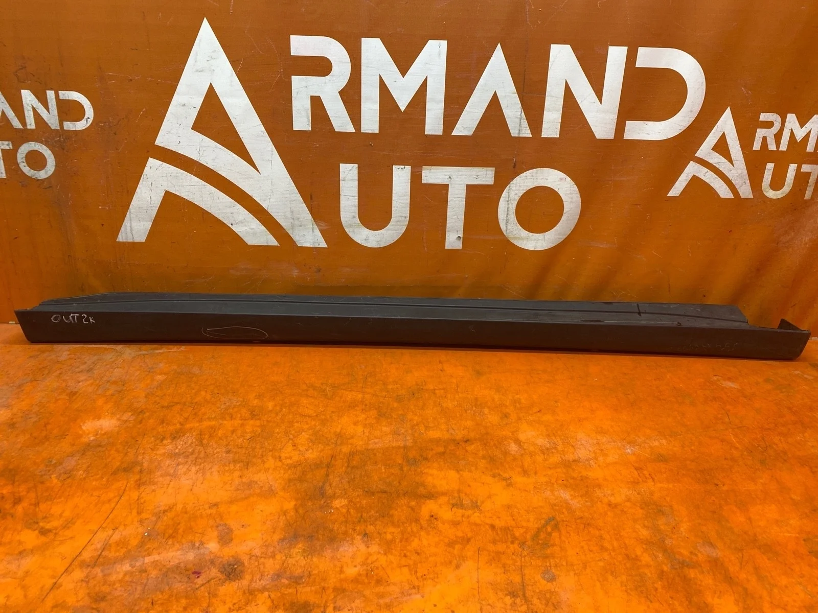 Накладка порога Mitsubishi Outlander 2012-нв 3
