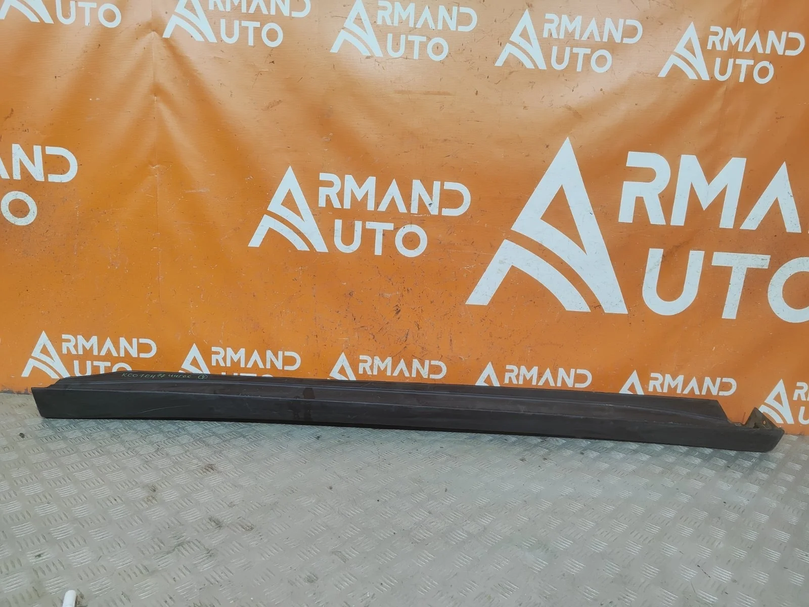 Накладка порога Mitsubishi Outlander 2012-нв 3