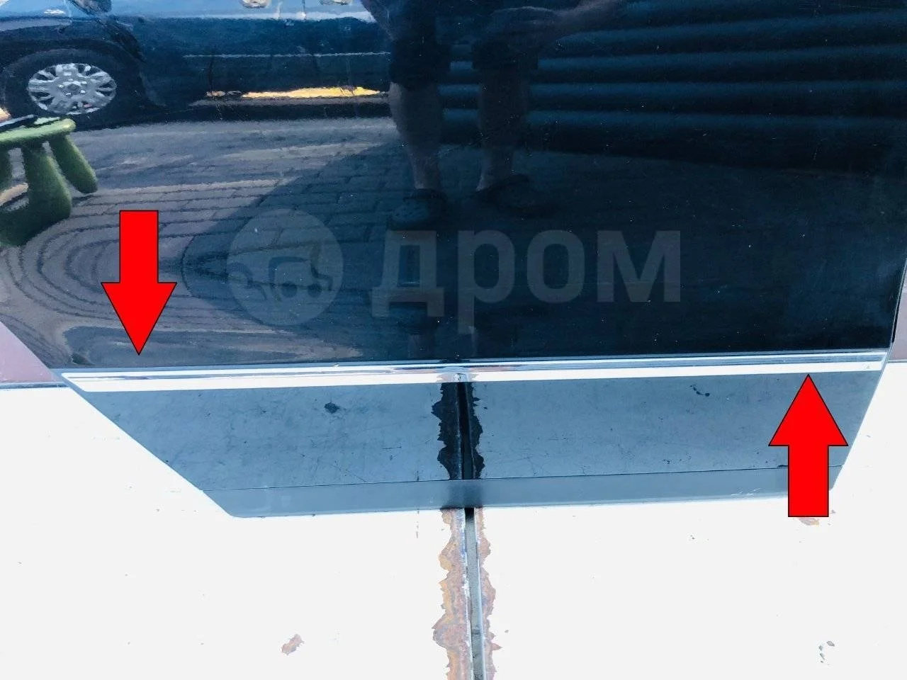 Молдинг двери средний Volkswagen Passat B6 (2005—2010)