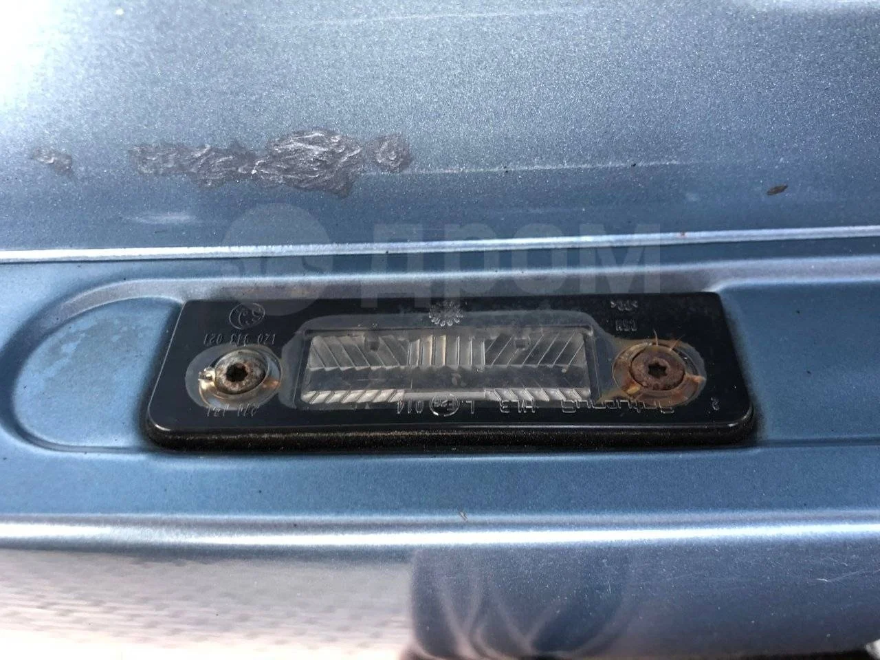 Плафон подсветки номера Skoda Octavia II (2004—2009)