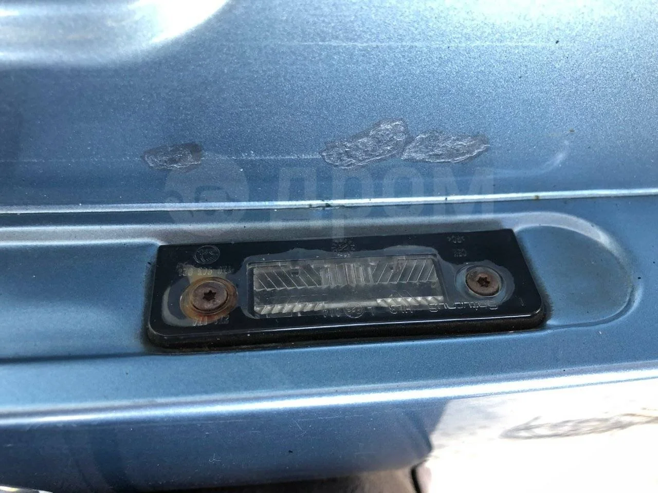 Плафон подсветки номера Skoda Octavia II (2004—2009)