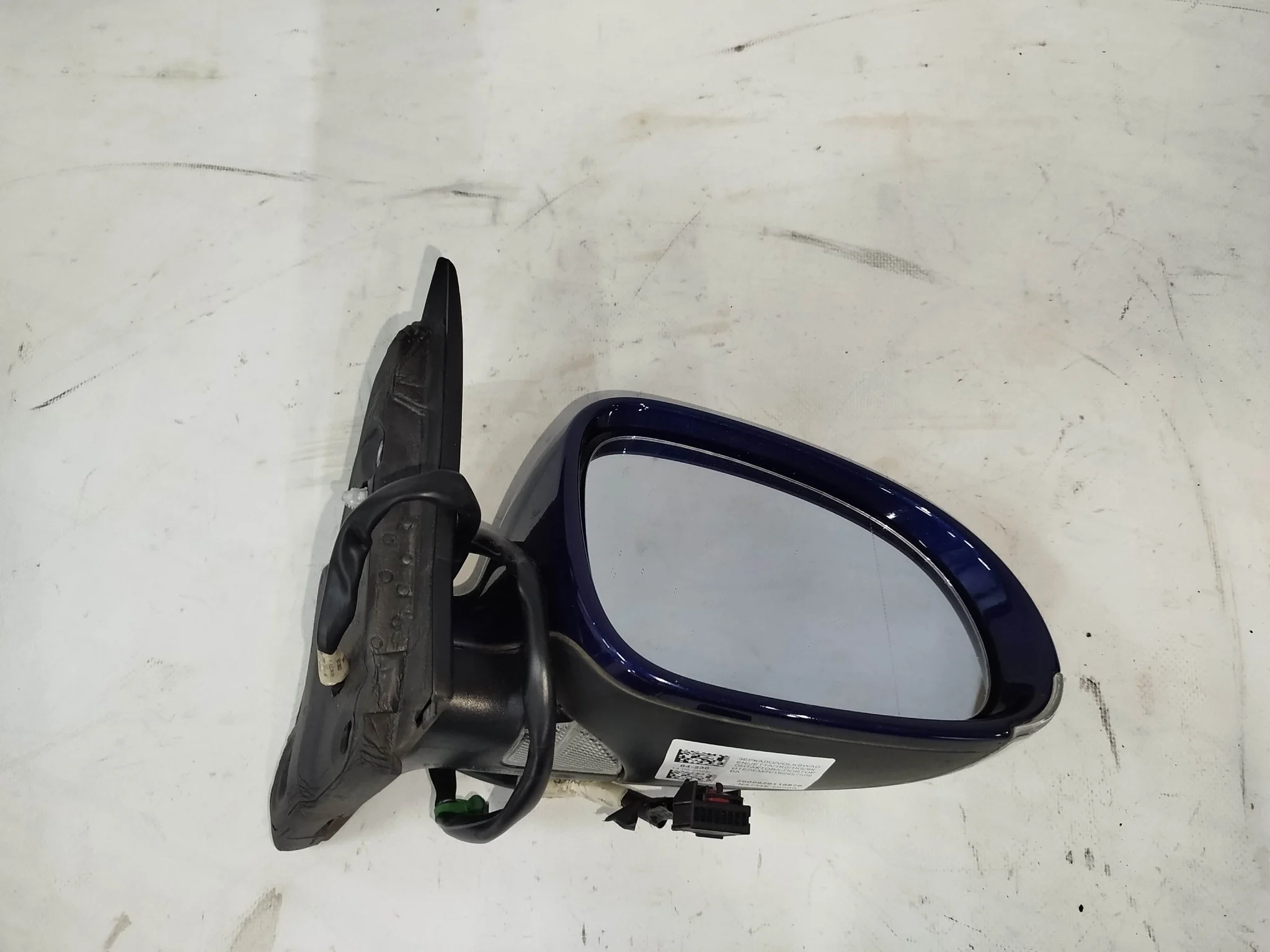 ЗЕРКАЛО VOLKSWAGEN JETTA 1K2 1K5 9 КОНТАКТОВ С ПОВТОРИТЕЛЕМ ПРАВОЕ 1K2857508BA синий, LD5Q NA7348