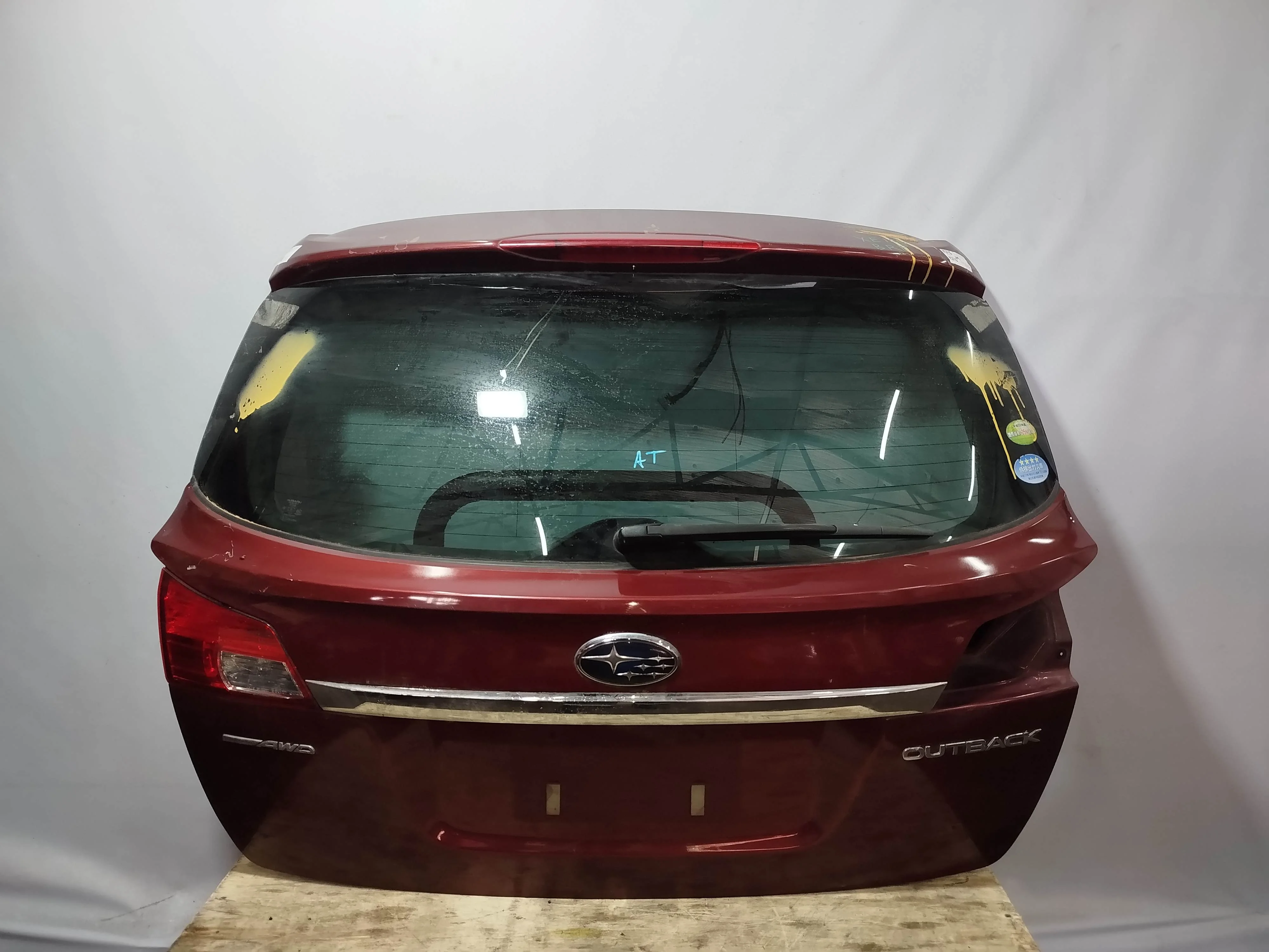 ДВЕРЬ ЗАДНЯЯ SUBARU LEGACY OUTBACK BR9 BRF BRG BRM 60809AJ0109P бордовый, 69Z XE169