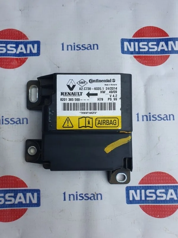 Блок управления SRS Nissan Terrano 2014 8201385569 D10 K4M690, передний
