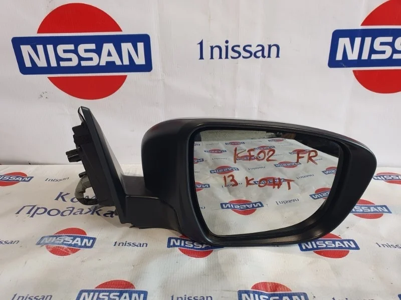 Зеркало заднего вида боковое Nissan Qashqai 2015 96301HV59A J11 HRA2, переднее правое
