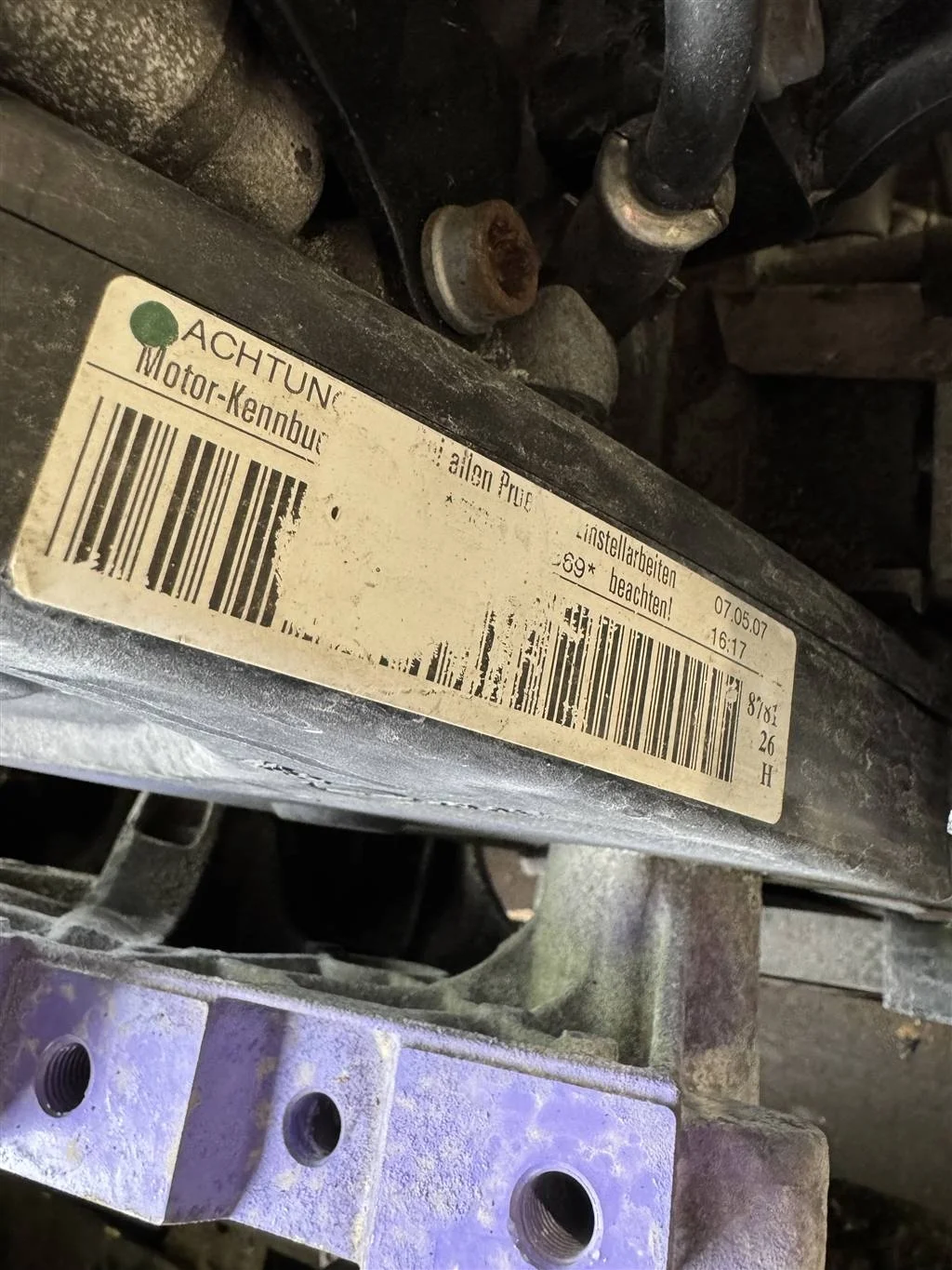 ДВС в сборе с навесным 1.6 BSE (из Японии)  Skoda