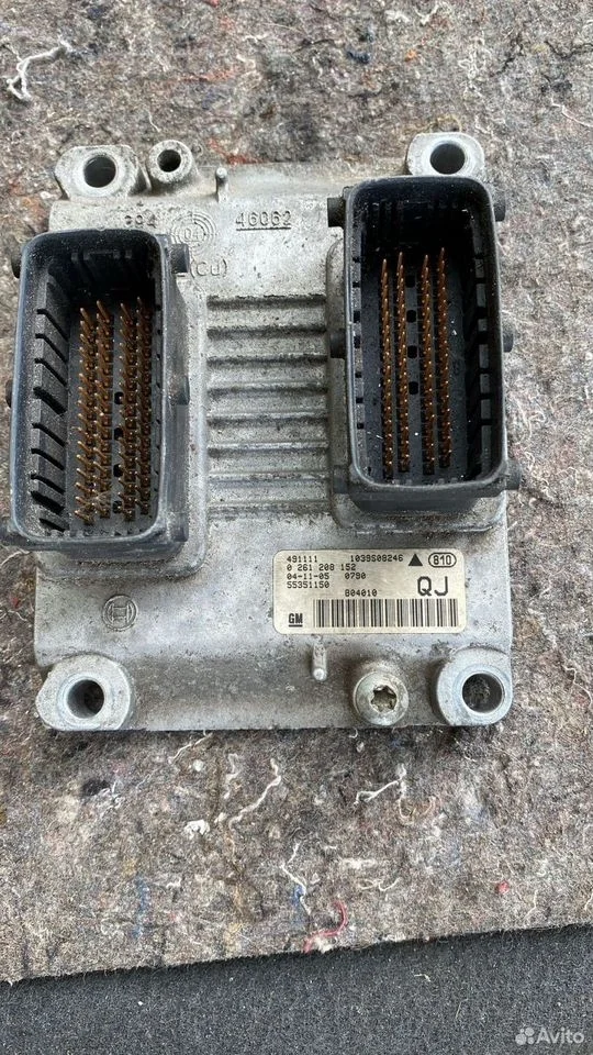 Блок управления двигателем опель астра н z20lel