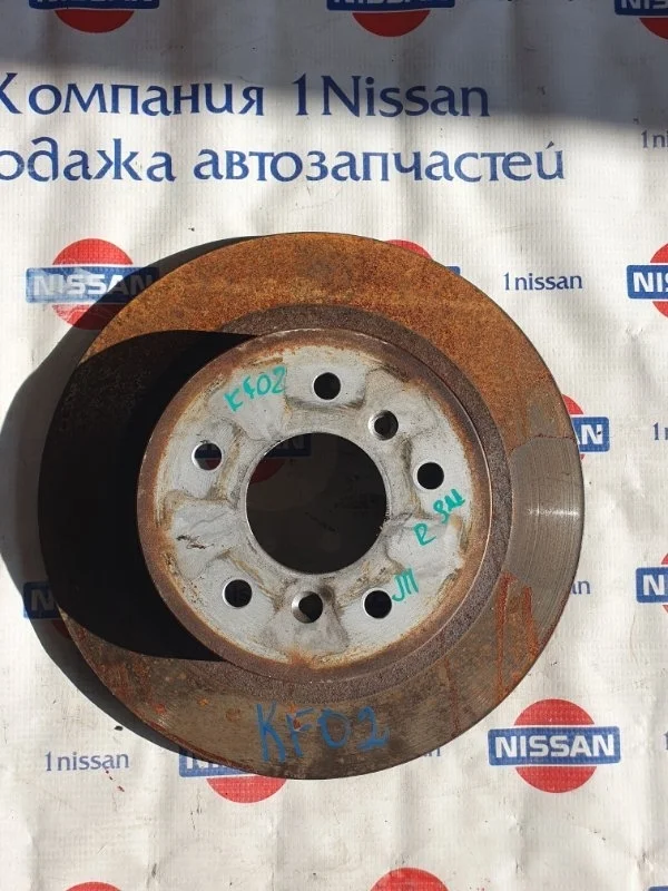 Диск тормозной Nissan Qashqai 2015 432064EA0A J11 HRA2, задний правый