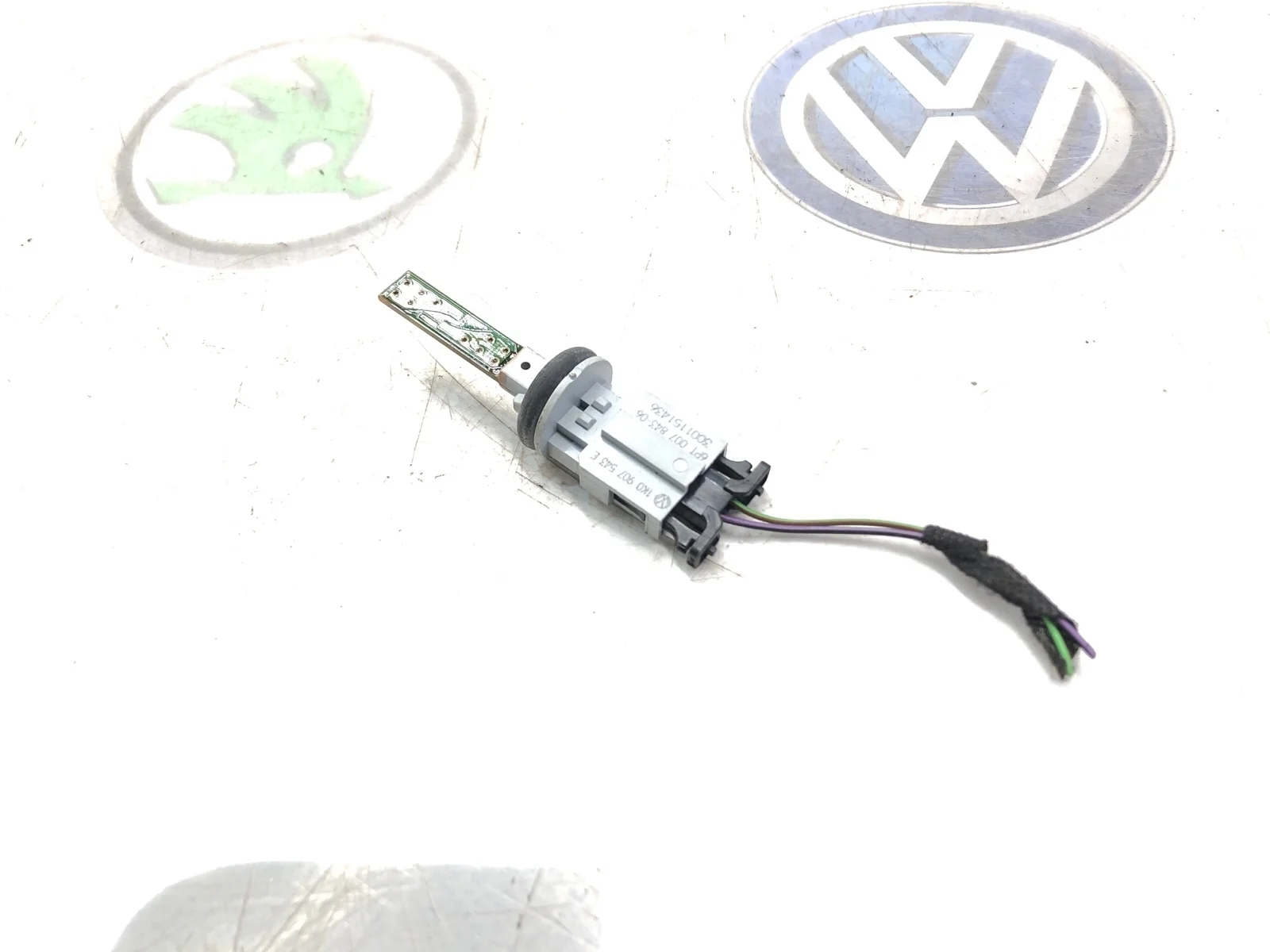 Датчик температуры печки Skoda Octavia 2015 1K0907543E A7 (5E) 2.0 CKFC