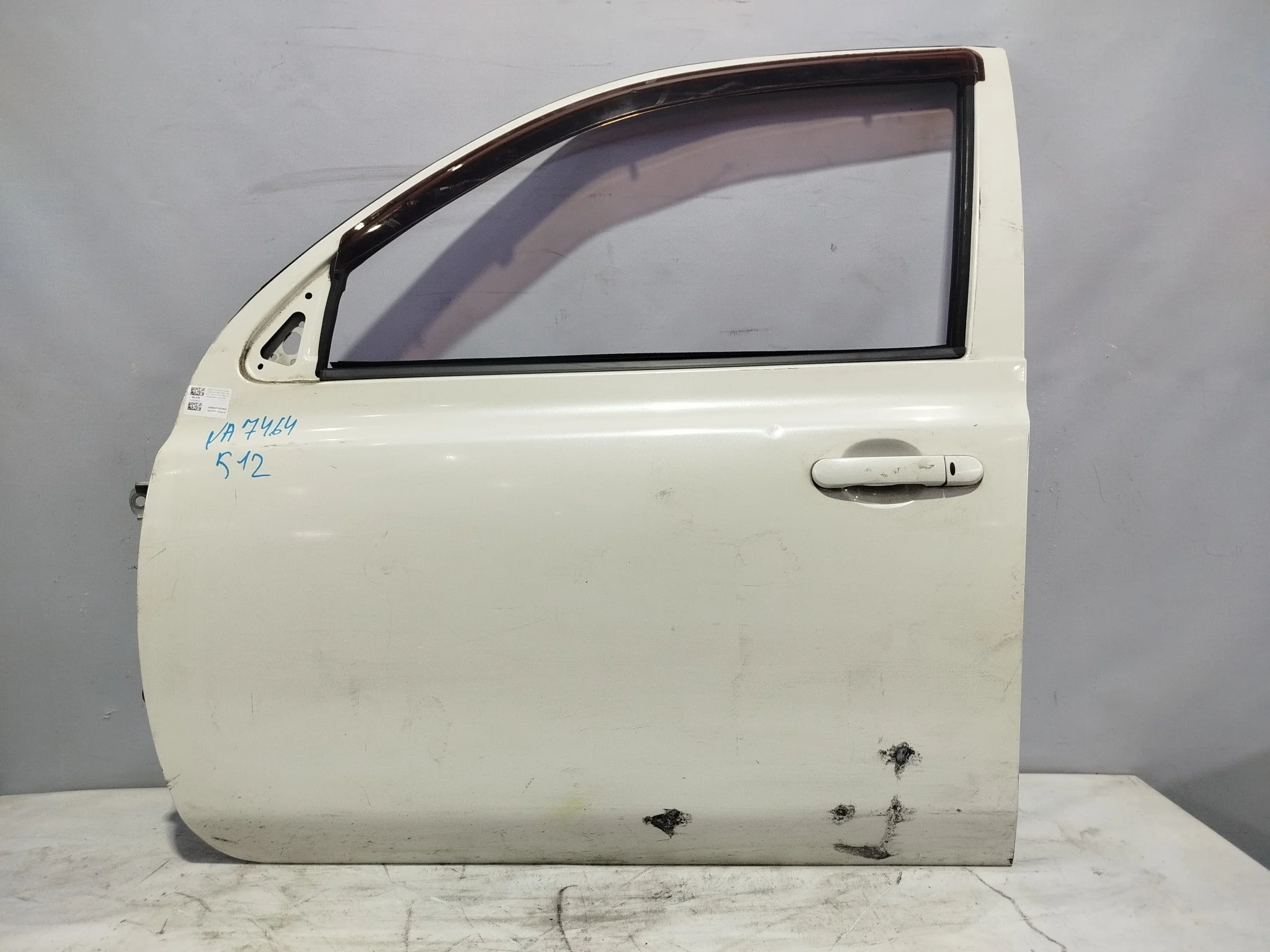 ДВЕРЬ NISSAN MARCH MICRA AK12 BK12 BNK12 K12 YK12 H0101AX0MM ПЕРЕДНЯЯ ЛЕВАЯ 5 DOOR белый, QX1 NA7464
