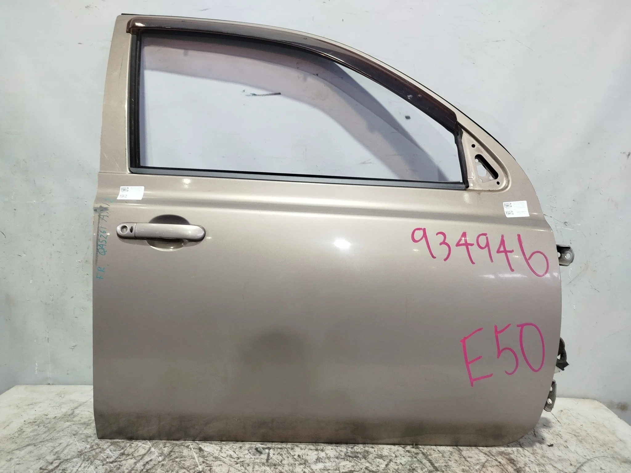 ДВЕРЬ NISSAN MARCH MICRA AK12 BK12 BNK12 K12 YK12 H0100AX0MM ПЕРЕДНЯЯ ПРАВАЯ 5 DOOR БЕЗ СТЕКЛОПОДЪЕМНИКА серый, C41 QA5261