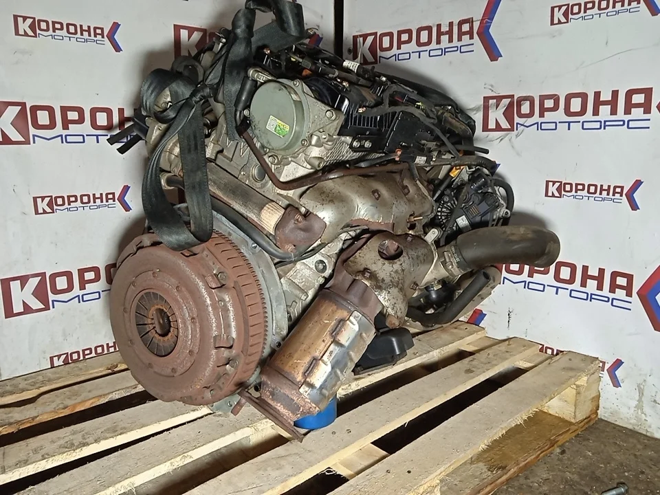 Двигатель в сборе D4CB Евро 5 Porter 2 Б/У Контрактный в сборе с навеской D4CBE527806