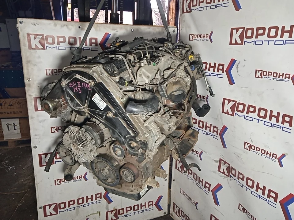 Двигатель в сборе D4CB Евро 5 Porter 2 Б/У Контрактный в сборе с навеской D4CBE601141