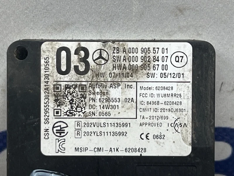 Радар Mercedes-Benz Ml A0009055701 W166 276.955, задний