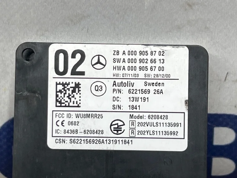 Радар Mercedes-Benz E-Class A0009058702 C207 274.920, задний