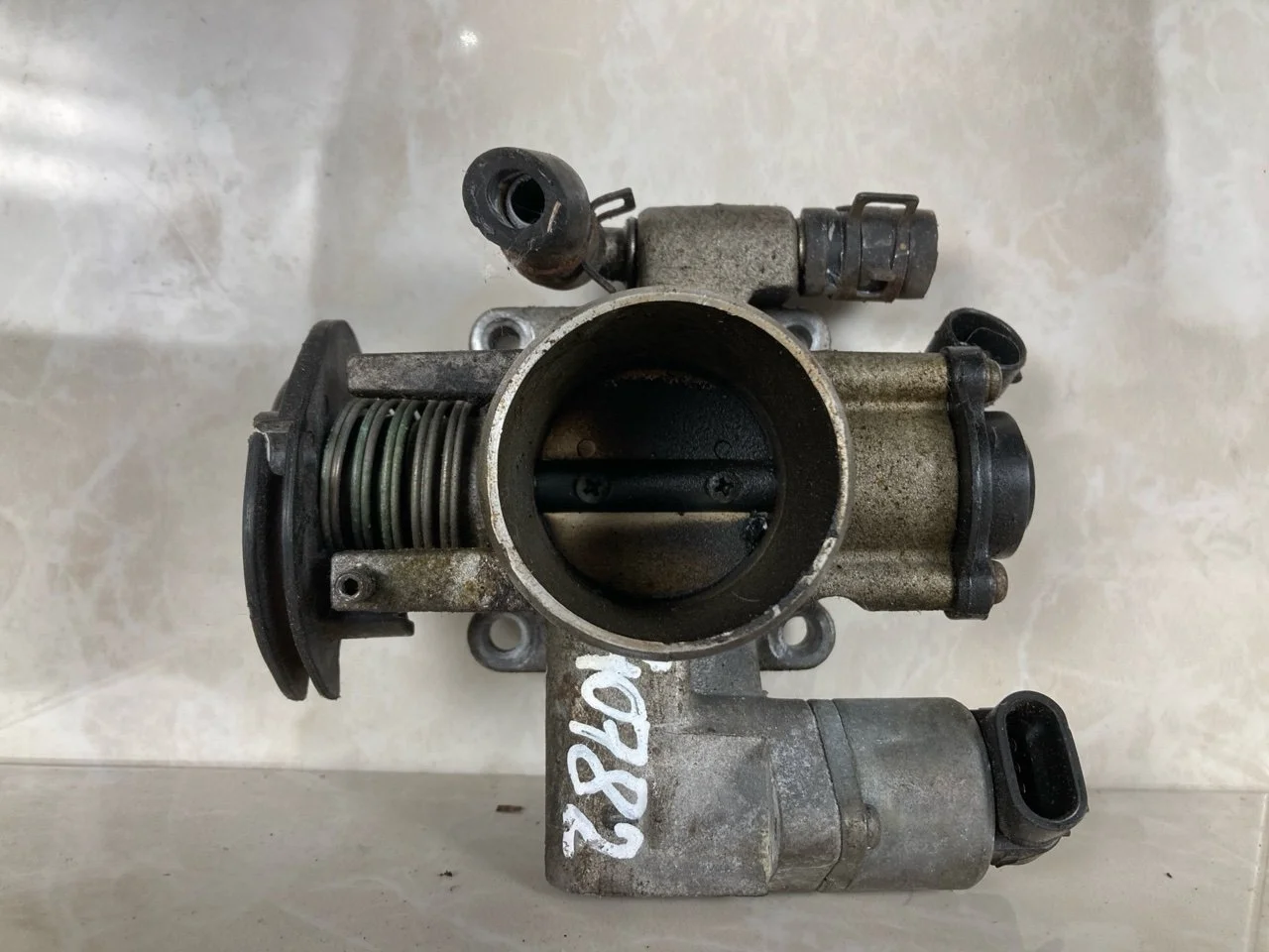 Дроссельная заслонка Chevrolet Aveo T250 2004-2011 96820900 1.2 B12D1