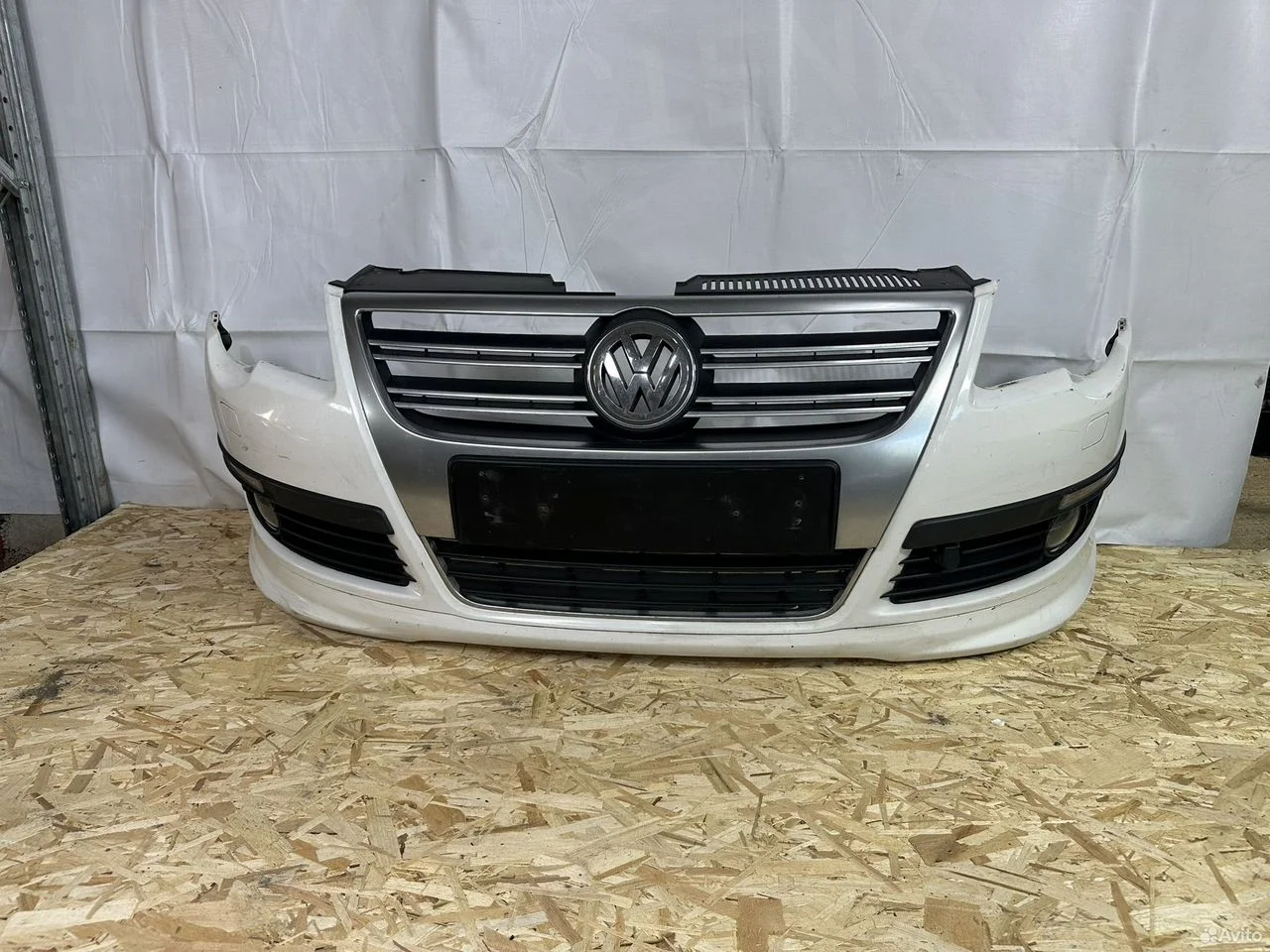 Бампер передний r-line volkswagen passat b6