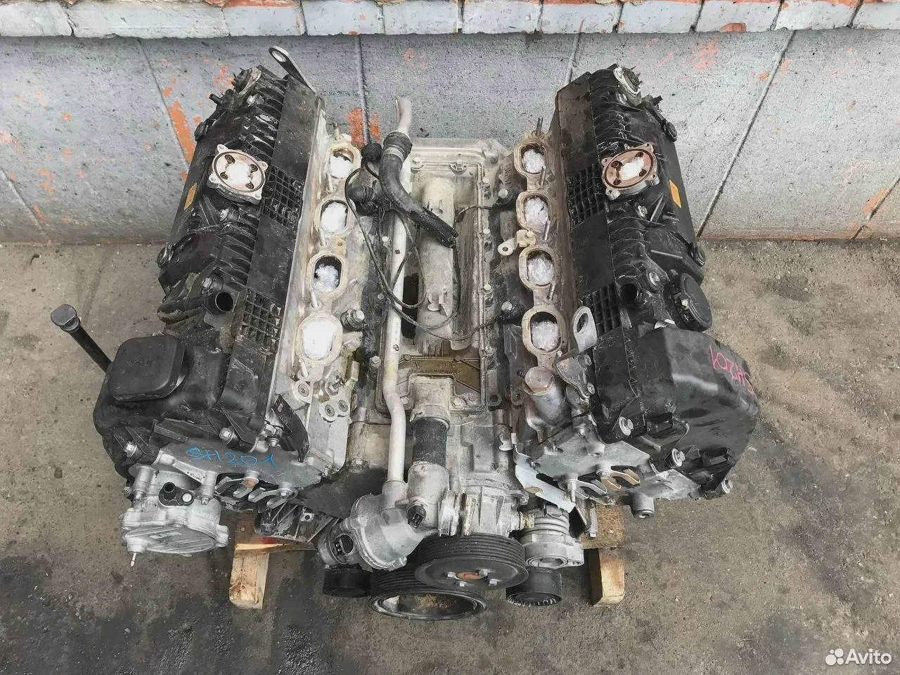 Двигатель bmw 4.8 n62b48 x5 e70 e60 e65 e63