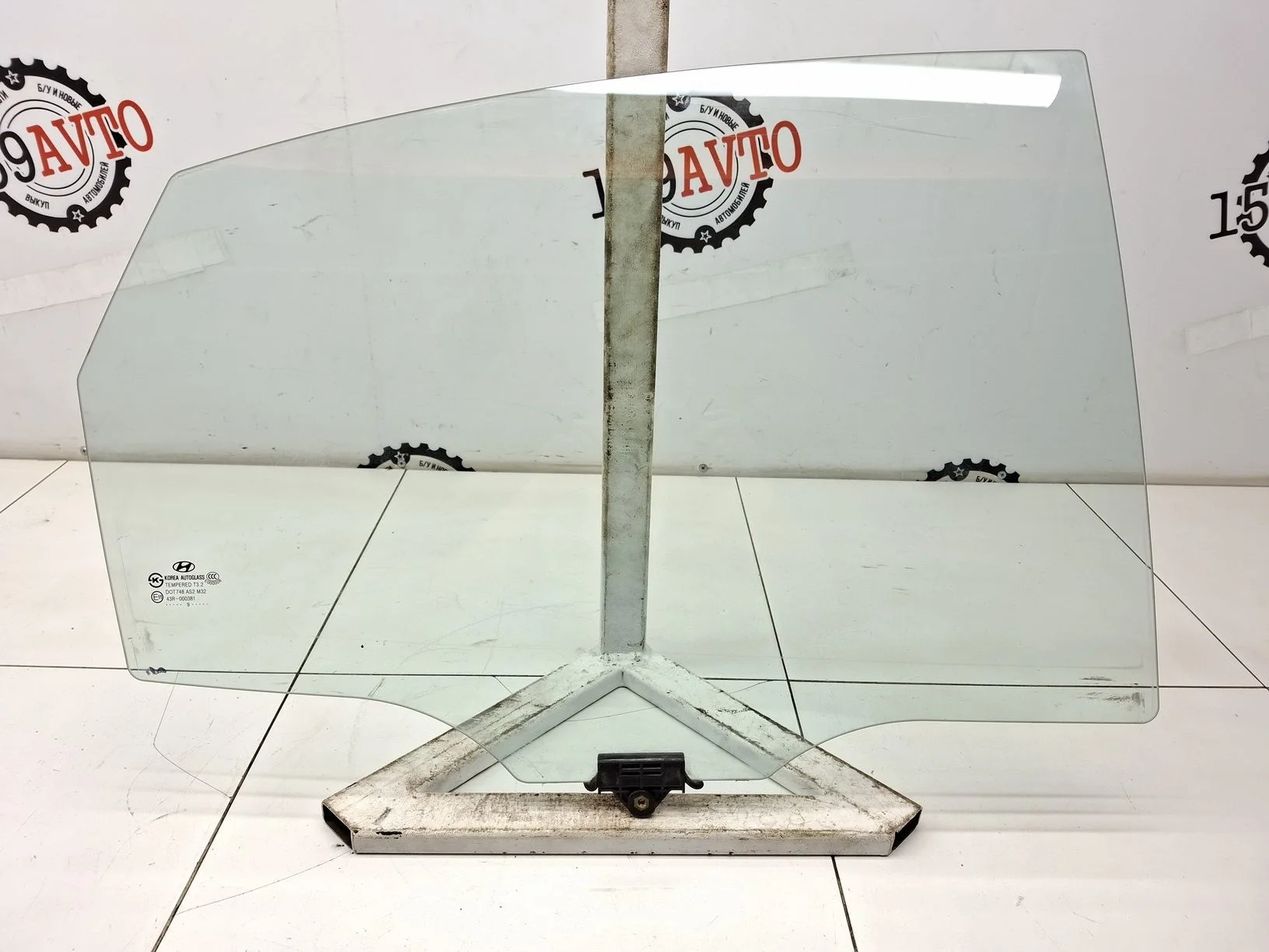 Стекло двери задней правой Hyundai Elantra (HD) 2006-2010