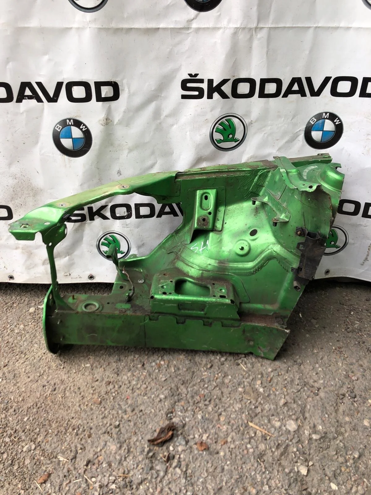 Лонжерон Skoda Octavia Rs 2012 1Z0810366A A5 (1Z) 2.0 CEGA, передний правый